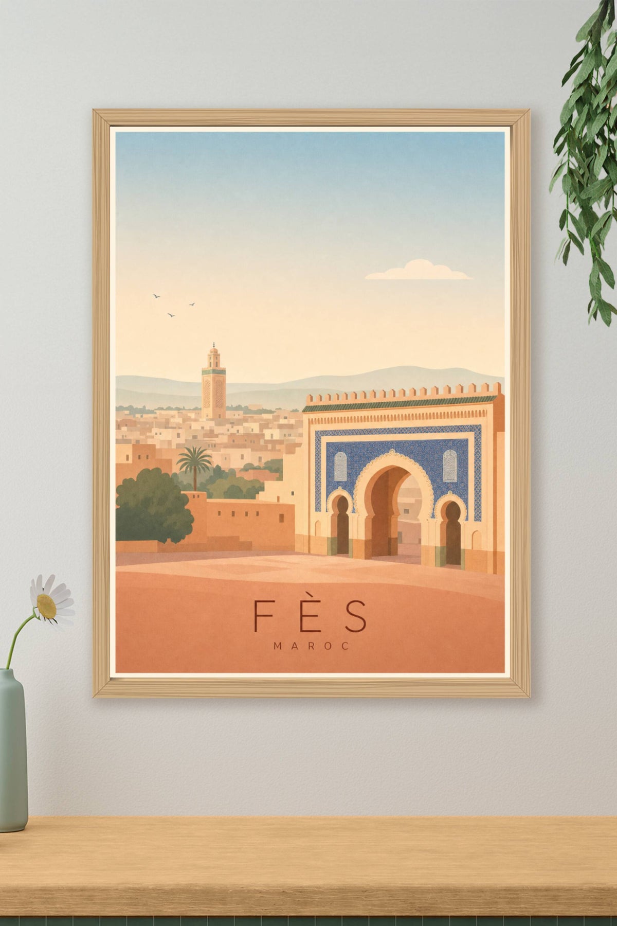 Affiche de Fès - Poster Calme