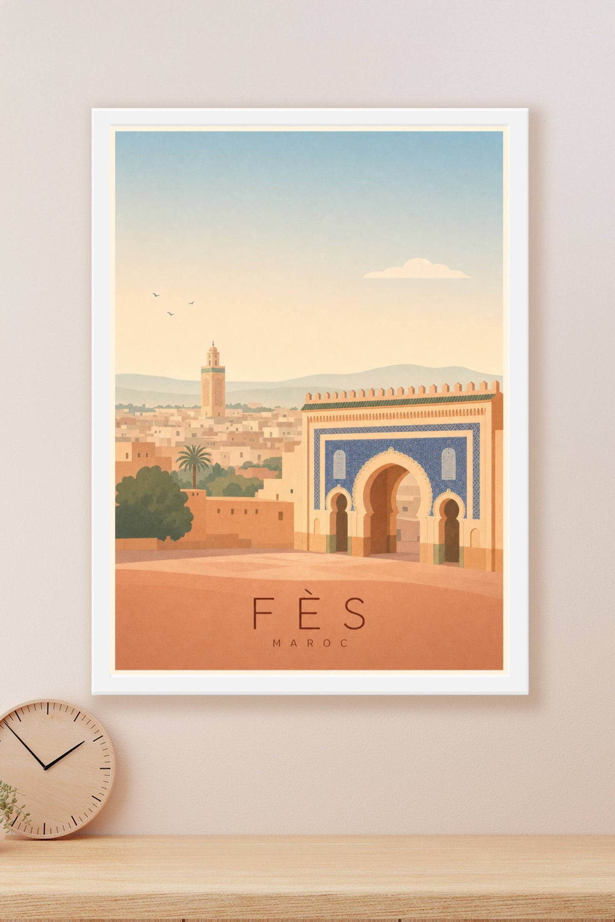 Affiche de Fès - Poster Calme
