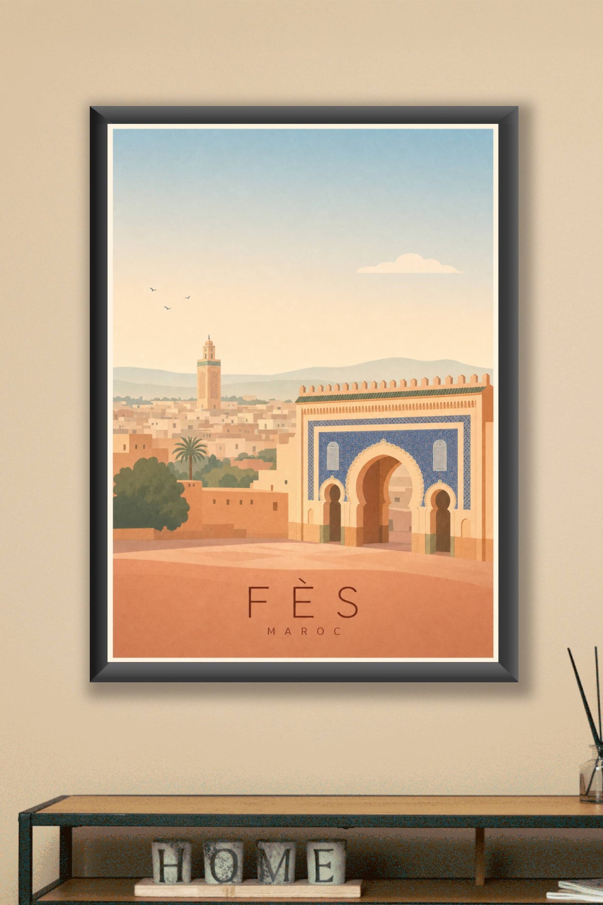 Affiche de Fès - Poster Calme