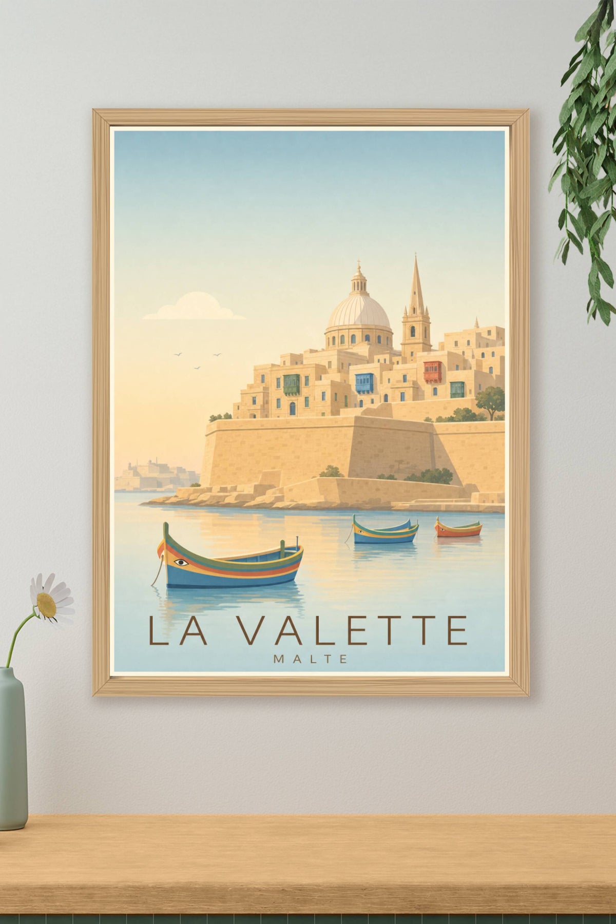 Affiche de La Valette - Poster Calme