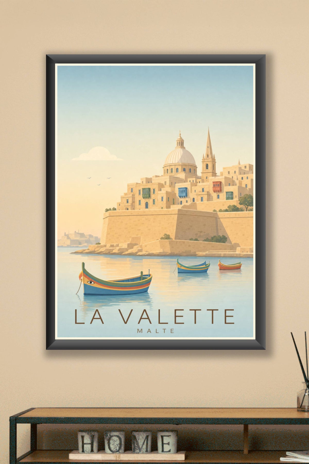 Affiche de La Valette - Poster Calme