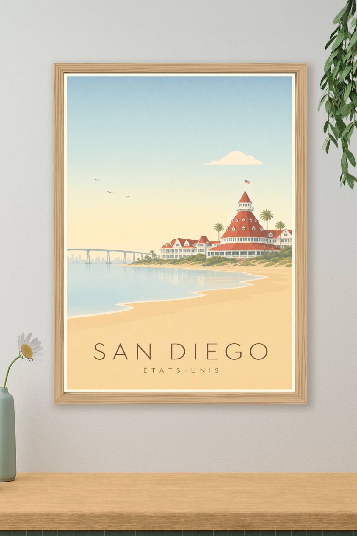 Affiche de San Diego - Poster Calme