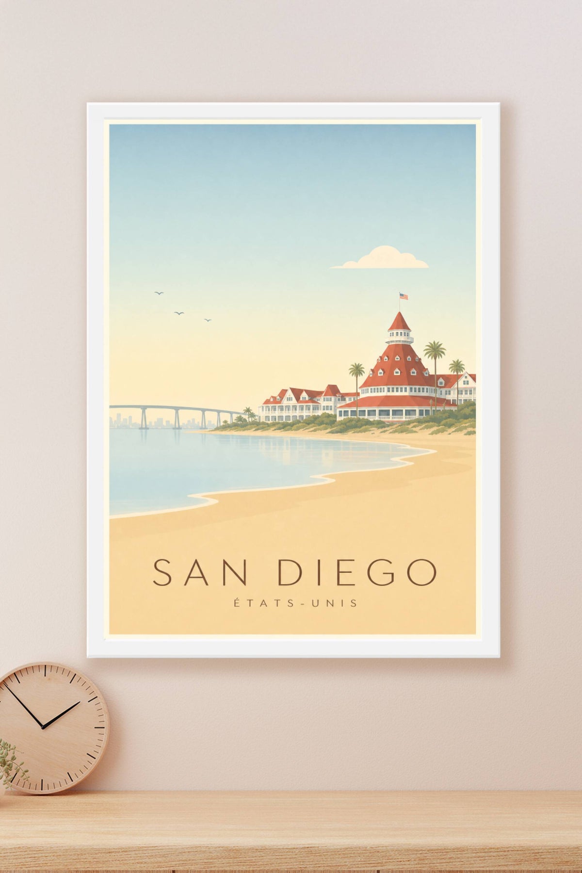 Affiche de San Diego - Poster Calme
