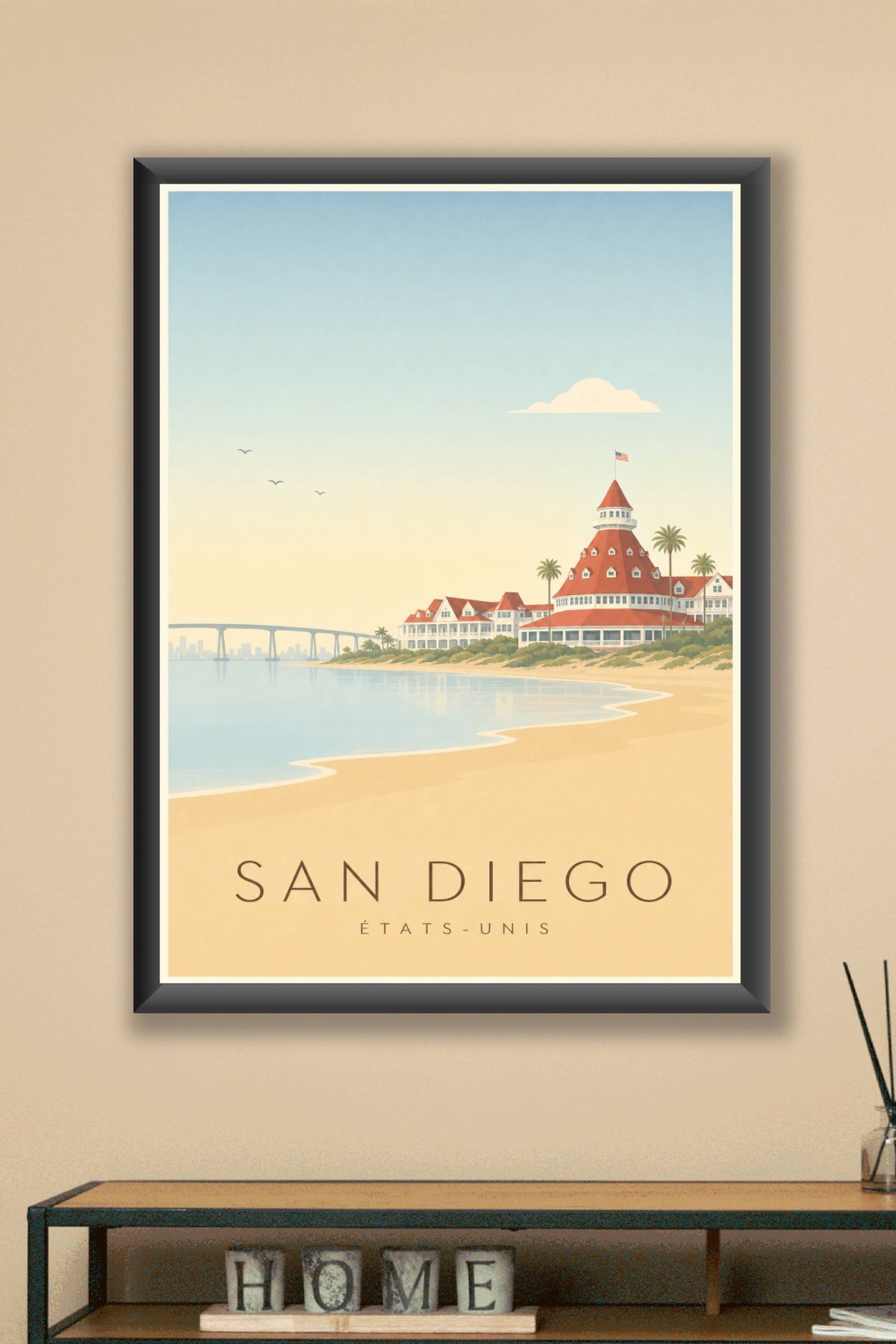 Affiche de San Diego - Poster Calme