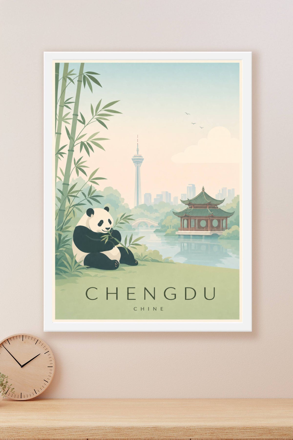 Affiche de Chengdu - Poster Calme