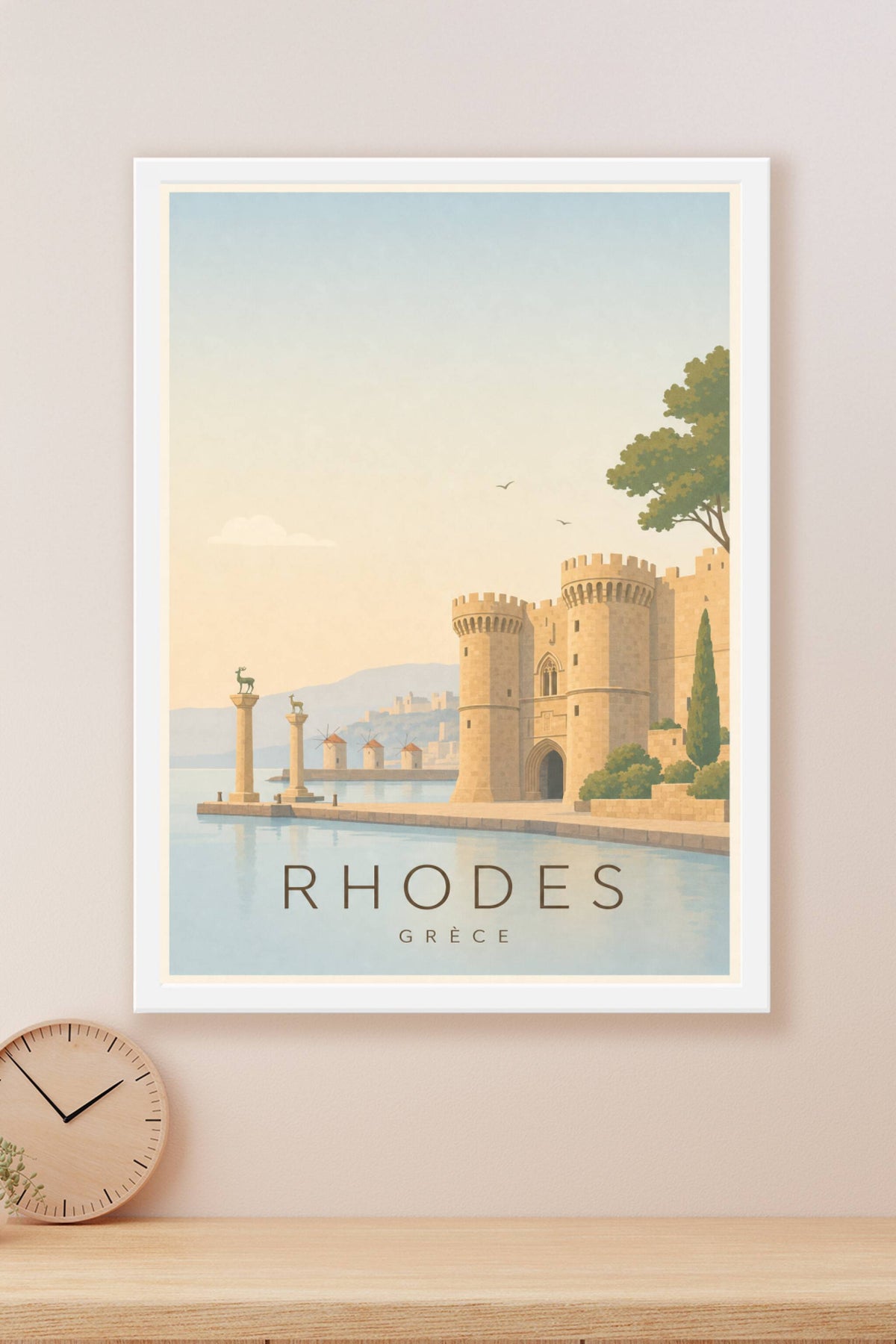 Affiche de Rhodes - Poster Calme