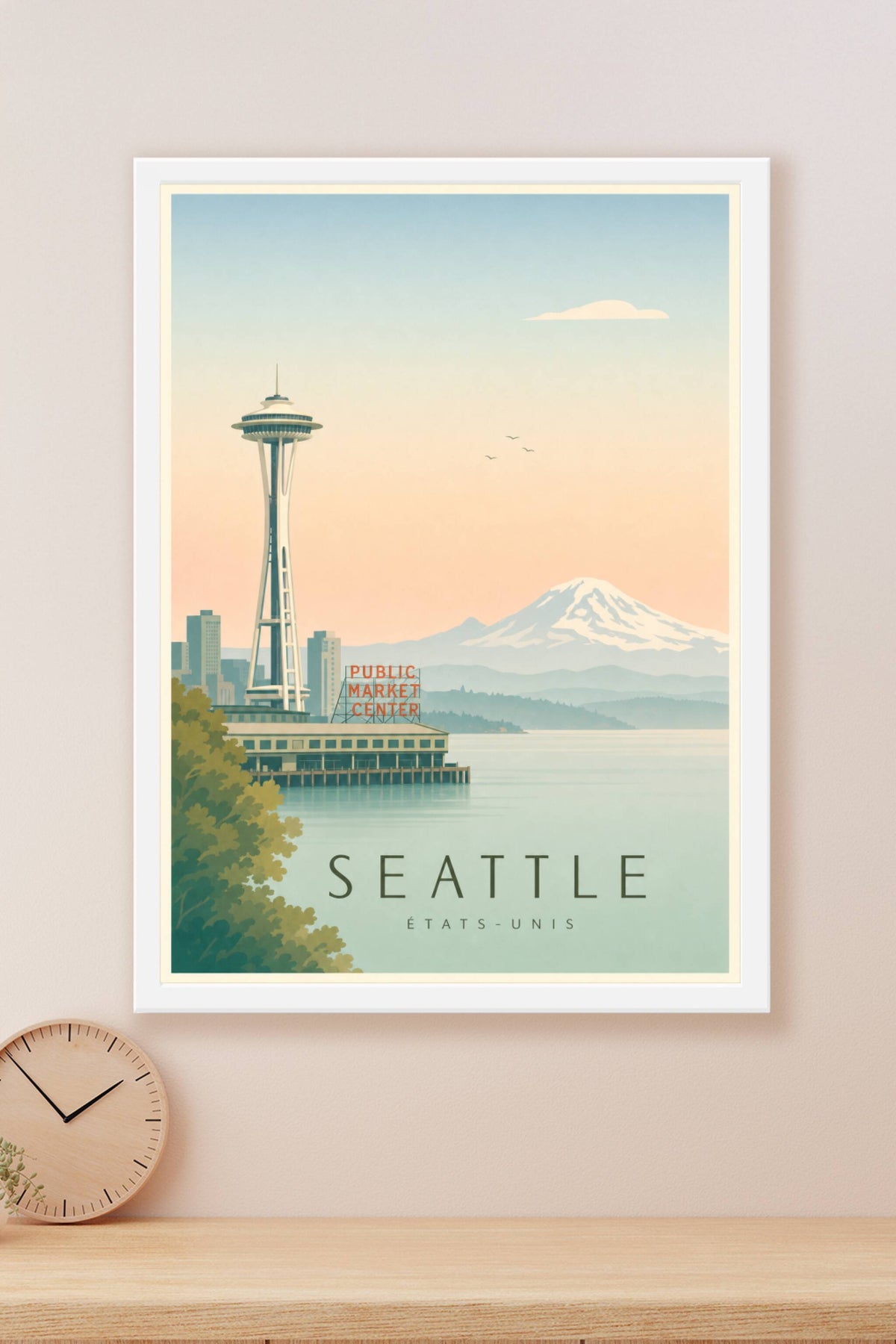 Affiche de Seattle - Poster Calme