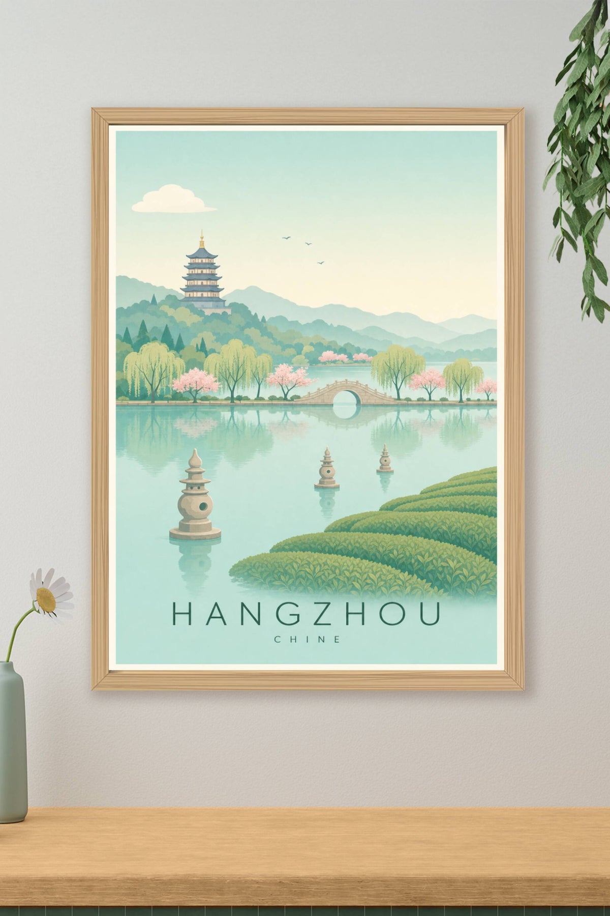 Affiche de Hangzhou - Poster Calme