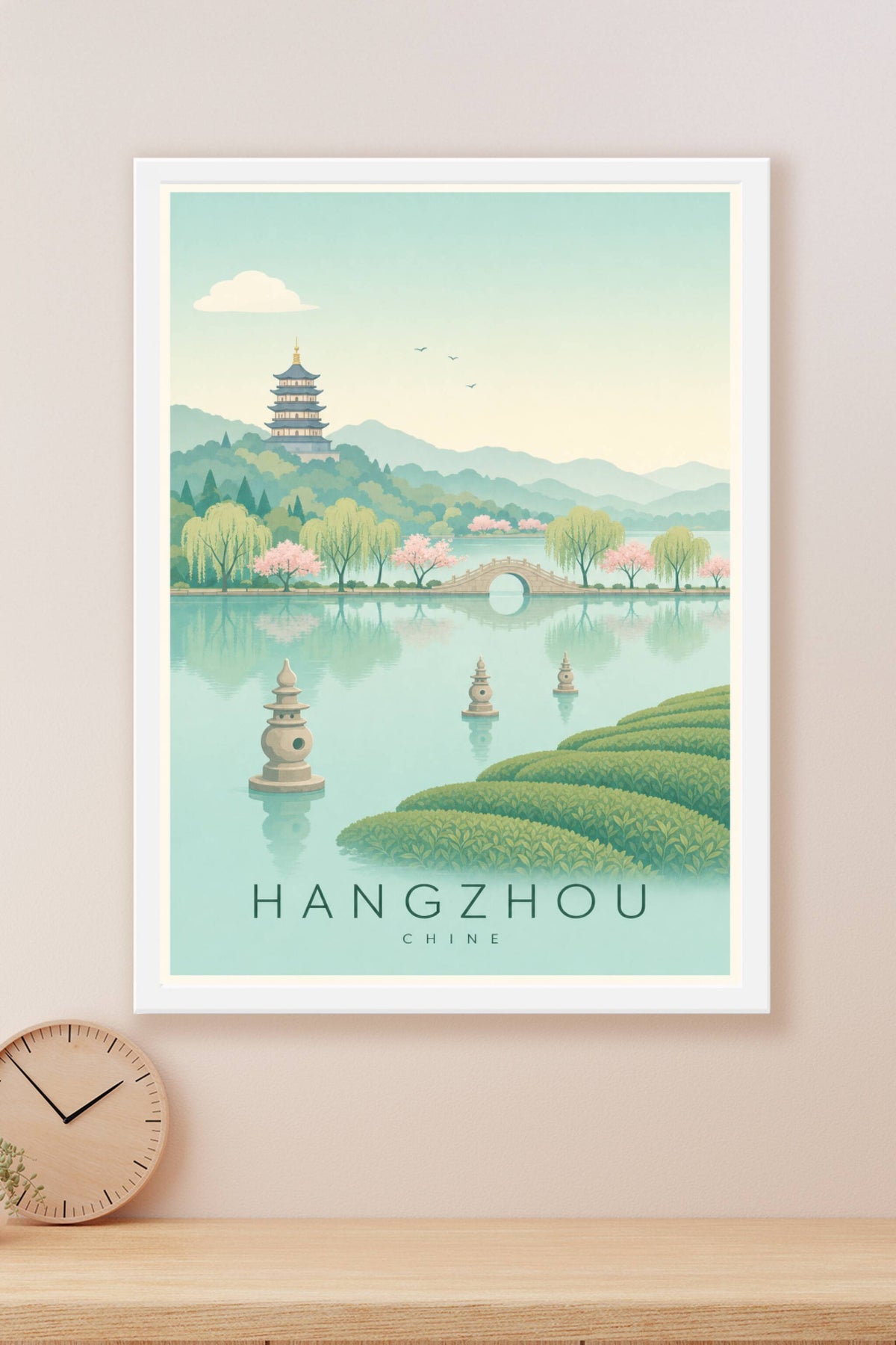 Affiche de Hangzhou - Poster Calme