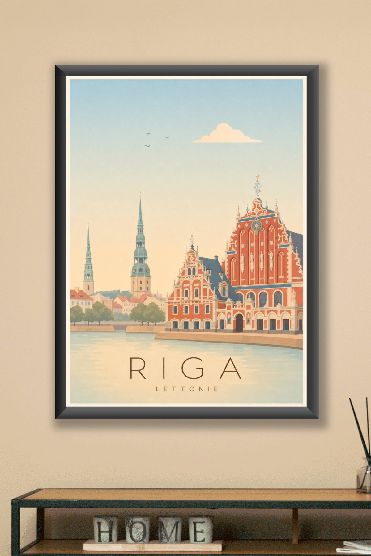 Affiche de Riga - Poster Calme