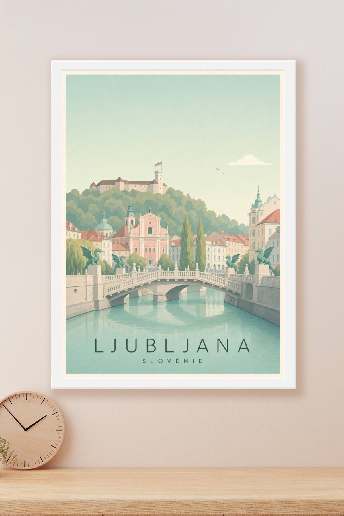 Affiche de Ljubljana - Poster Calme