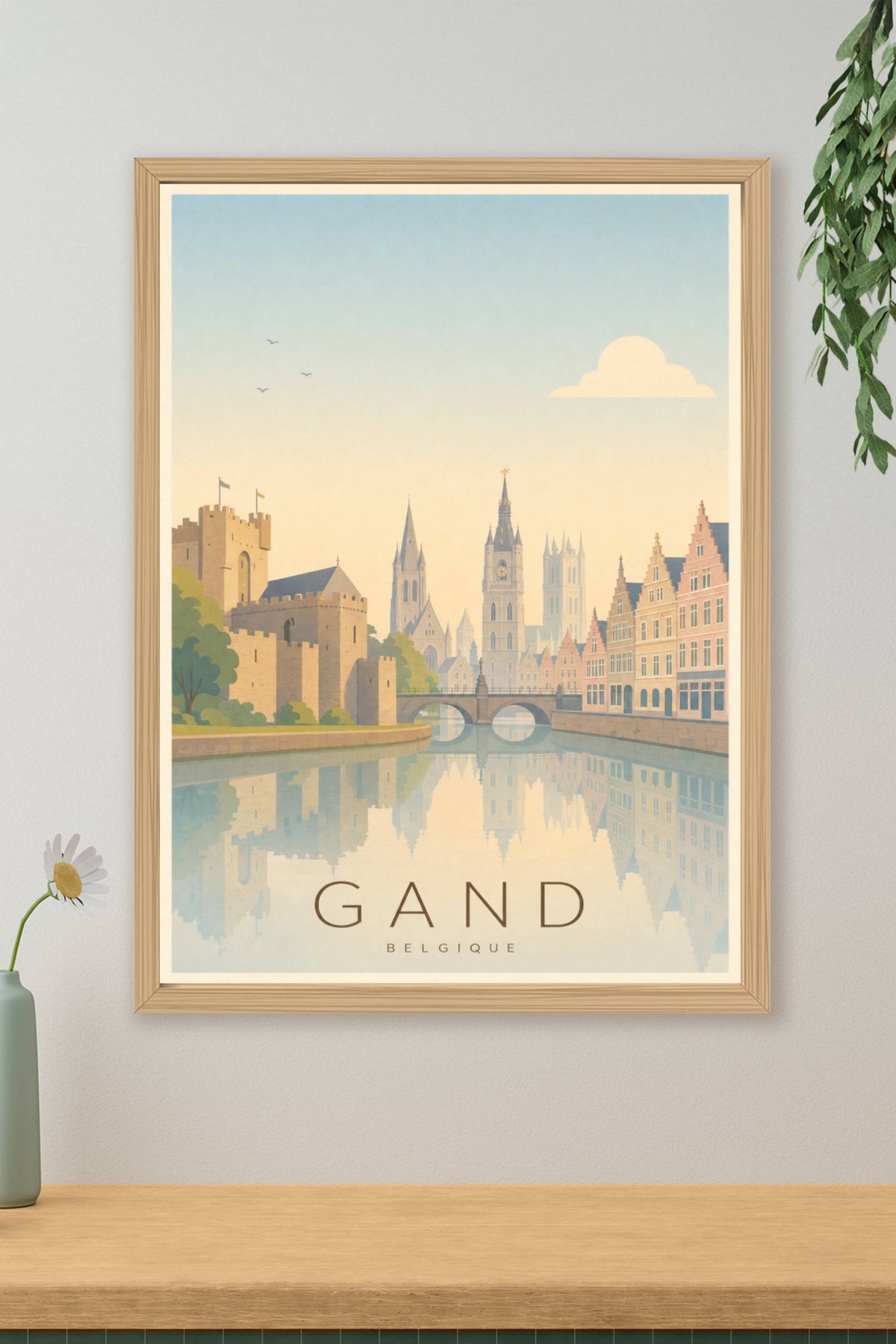 Affiche de Gand - Poster Calme
