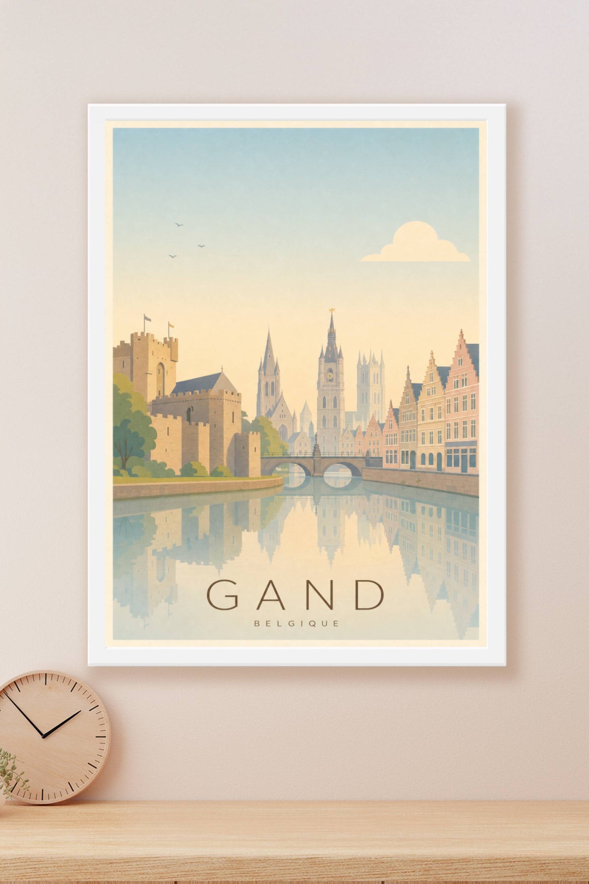 Affiche de Gand - Poster Calme