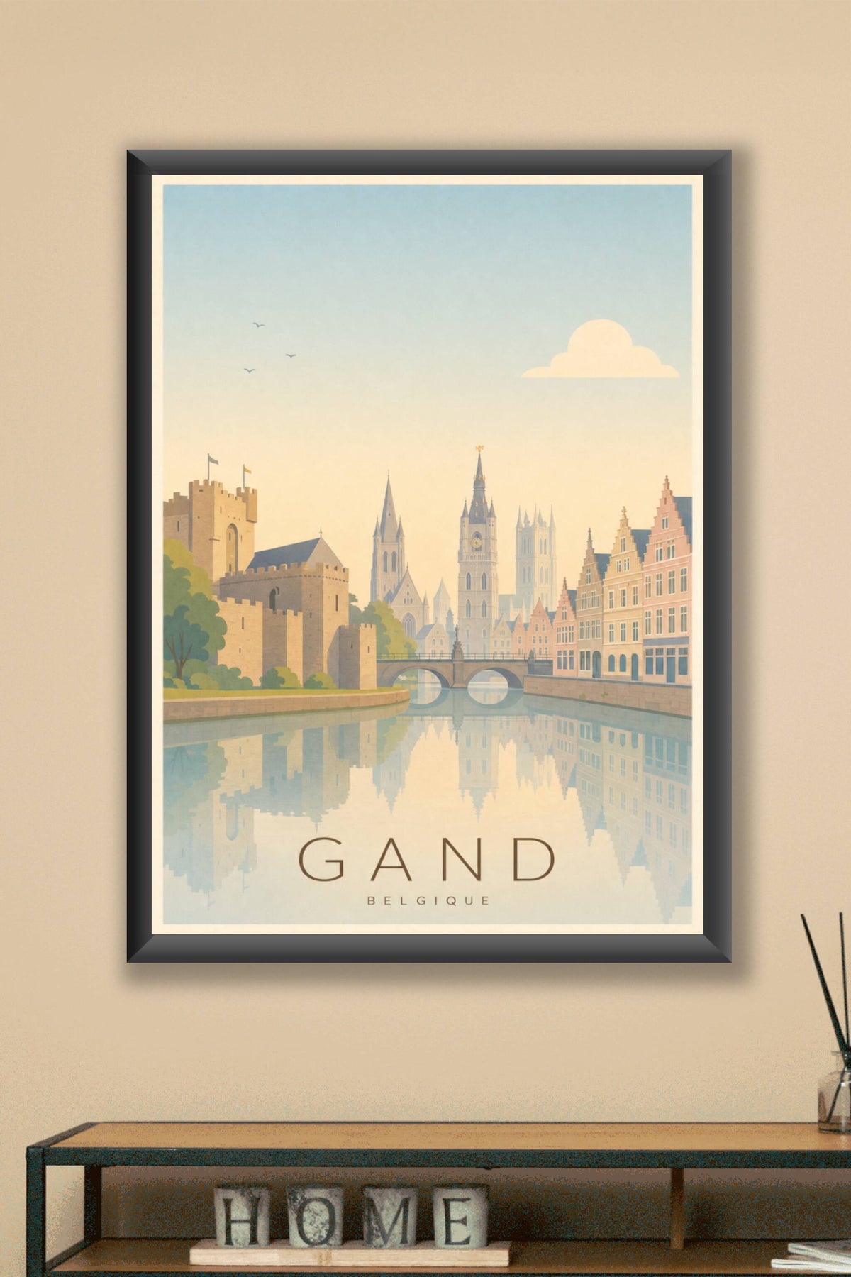 Affiche de Gand - Poster Calme