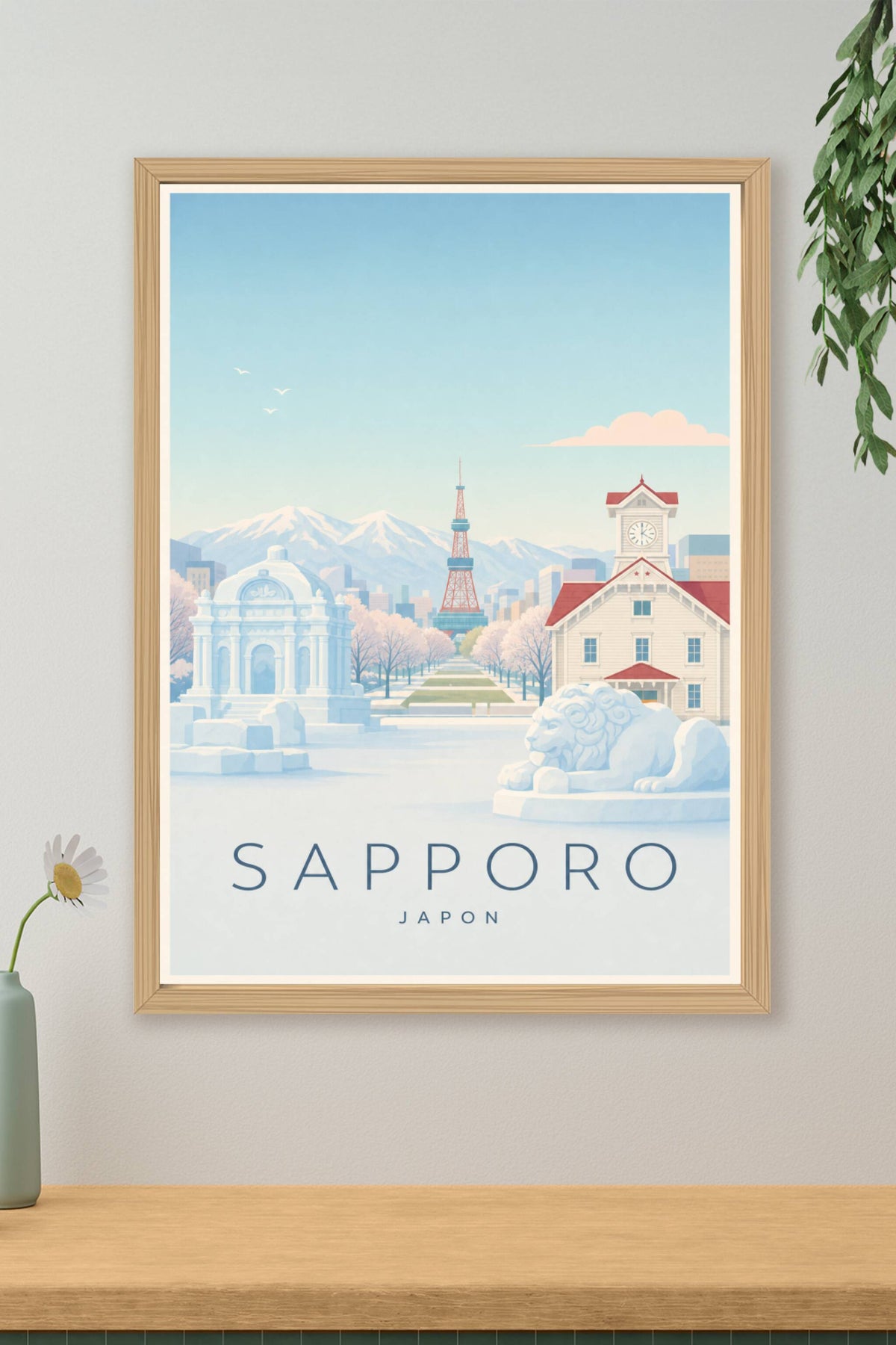 Affiche de Sapporo - Poster Calme