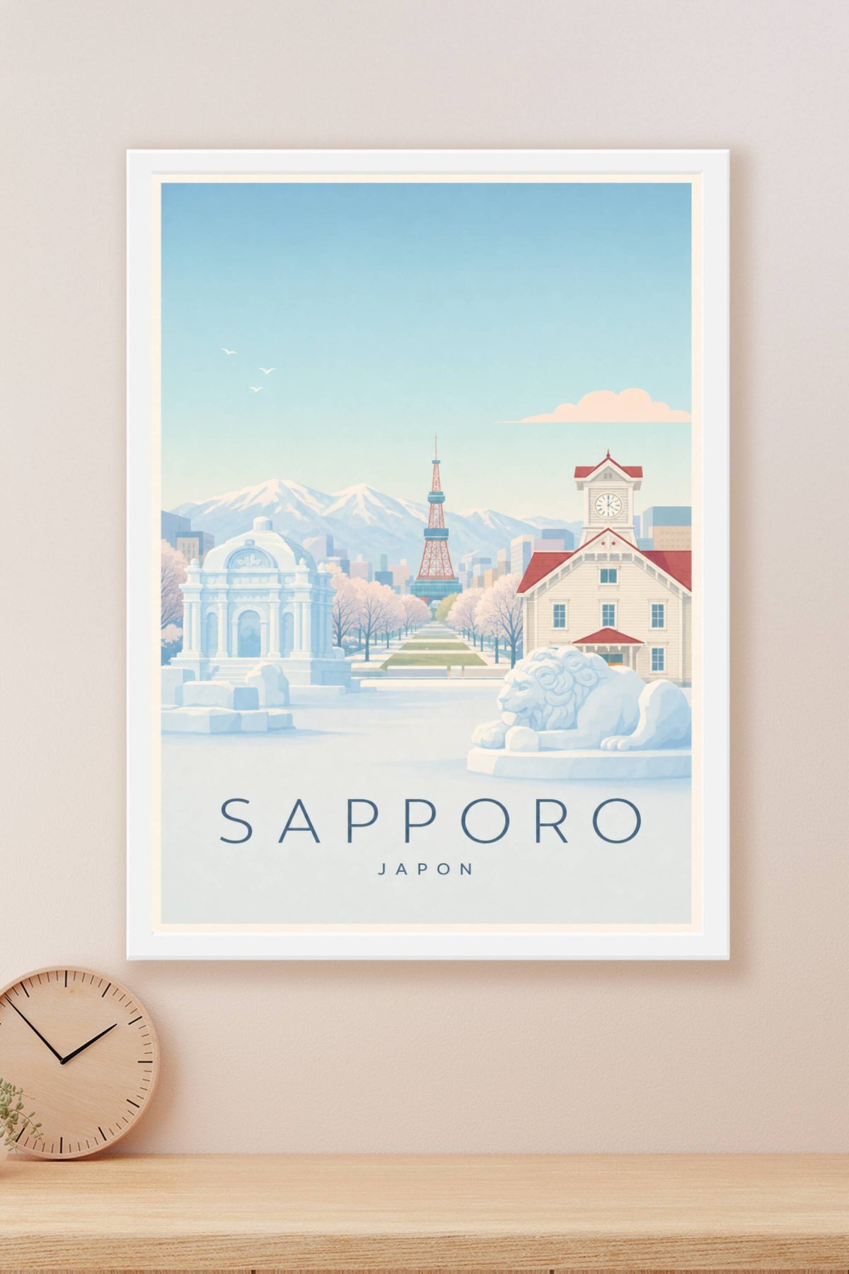 Affiche de Sapporo - Poster Calme