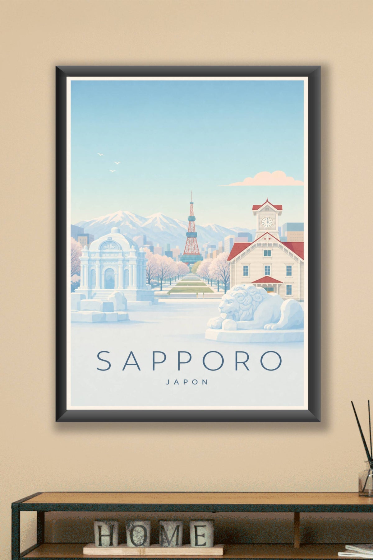 Affiche de Sapporo - Poster Calme