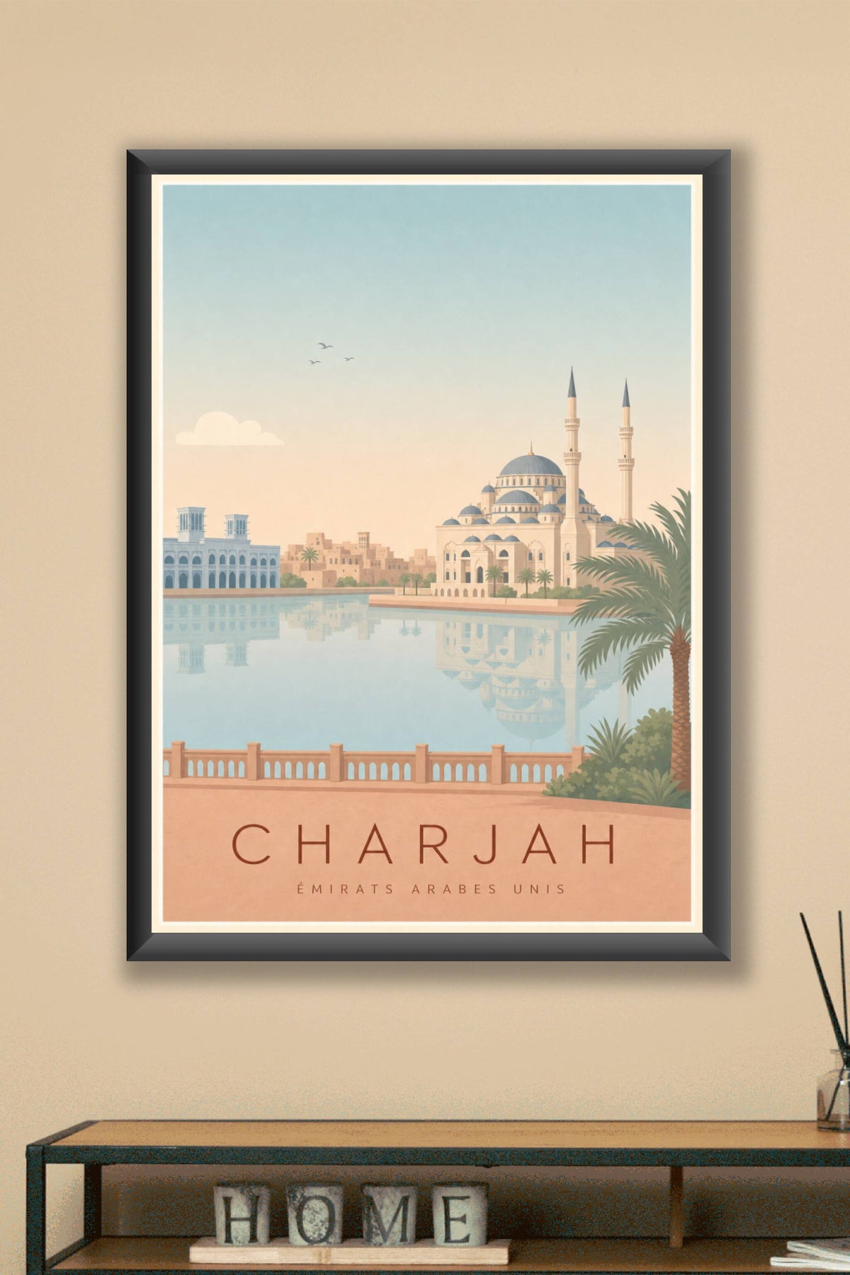 Affiche de Charjah - Poster Calme