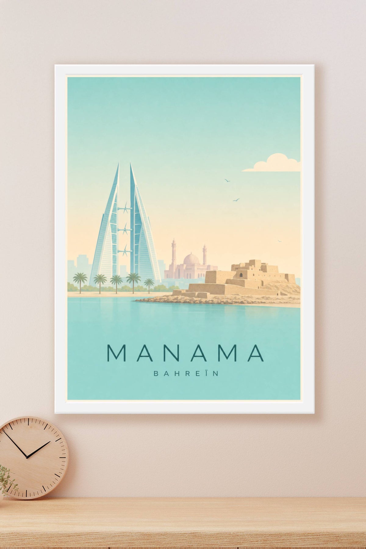 Affiche de Manama - Poster Calme