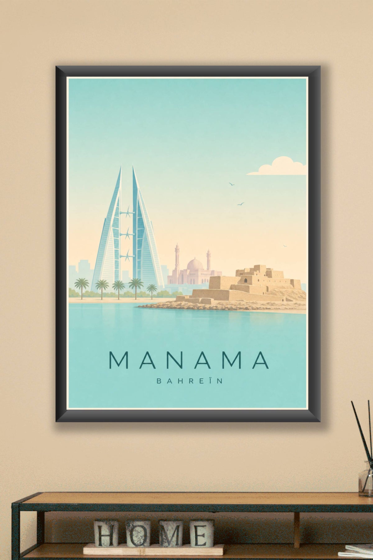 Affiche de Manama - Poster Calme