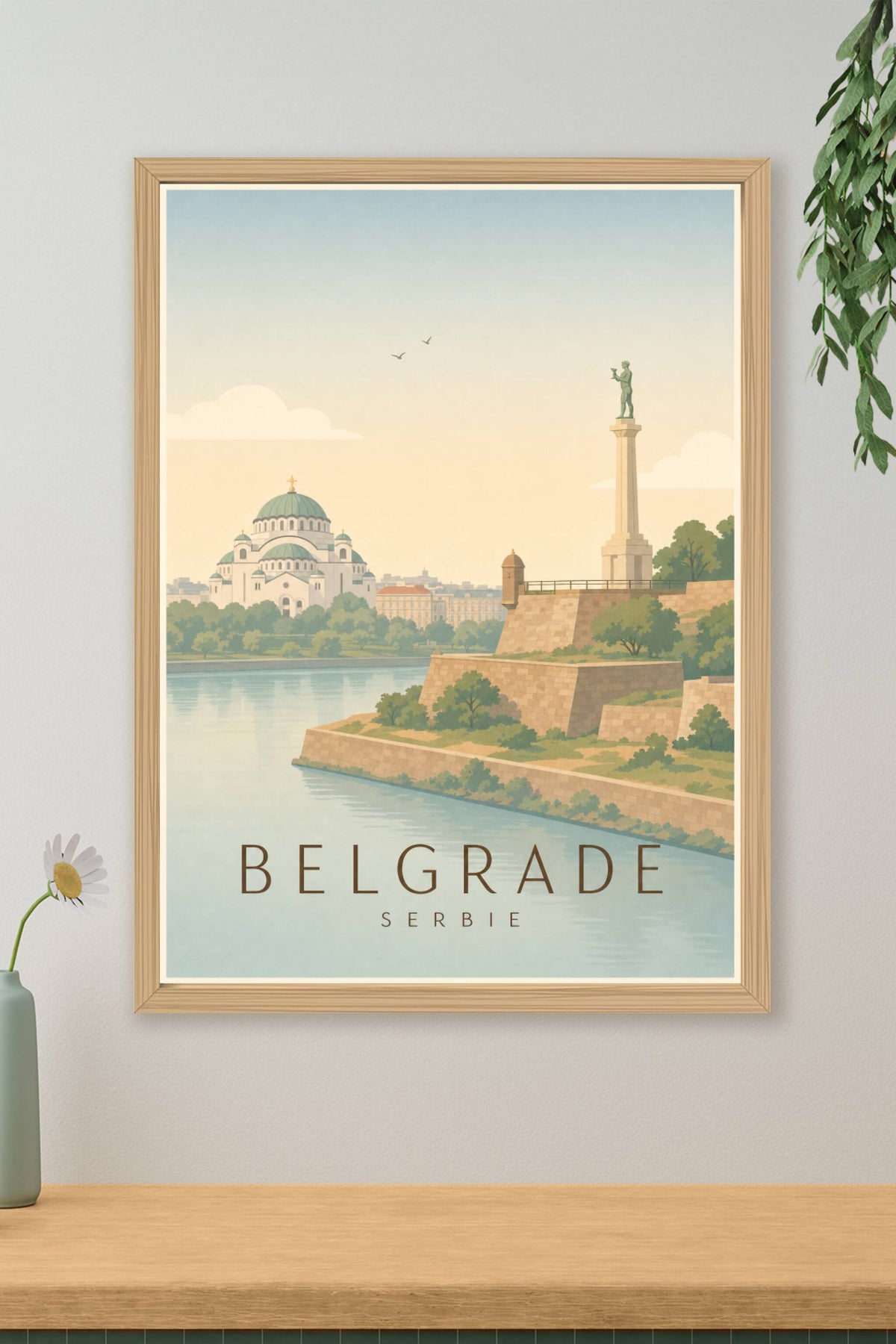 Affiche de Belgrade - Poster Calme