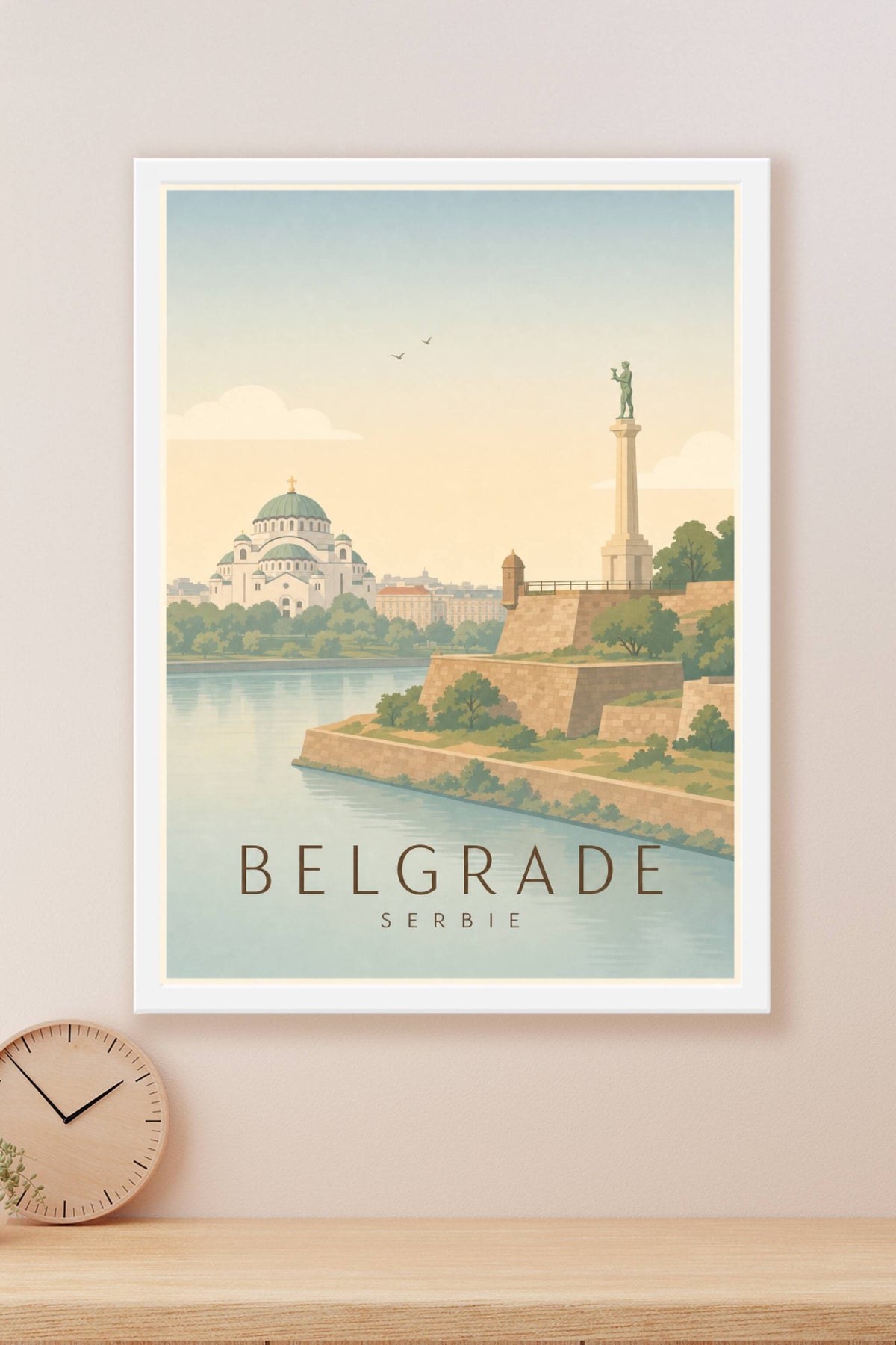 Affiche de Belgrade - Poster Calme