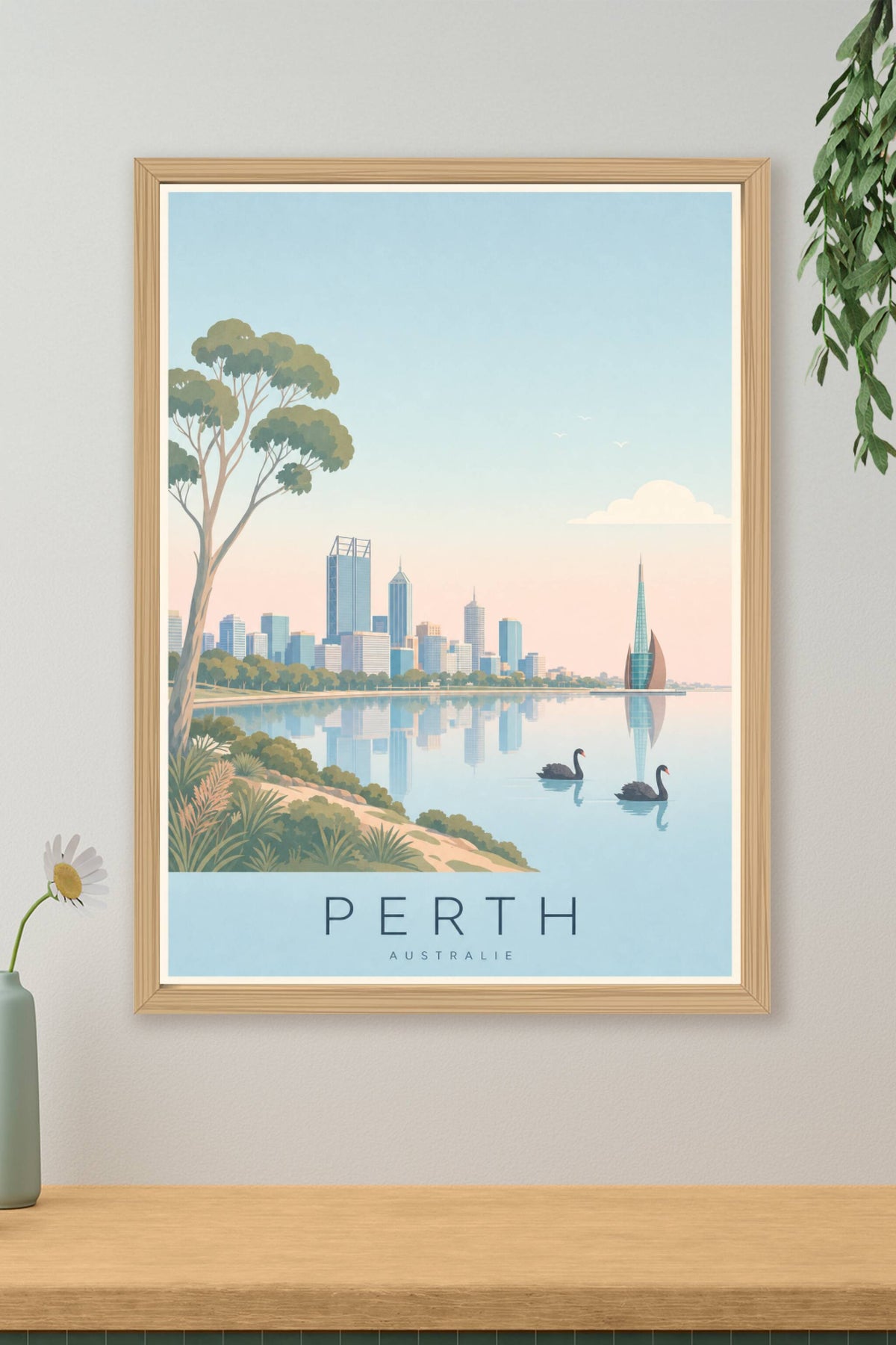 Affiche de Perth - Poster Calme