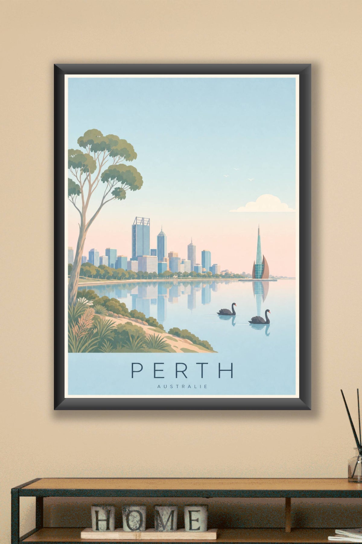 Affiche de Perth - Poster Calme