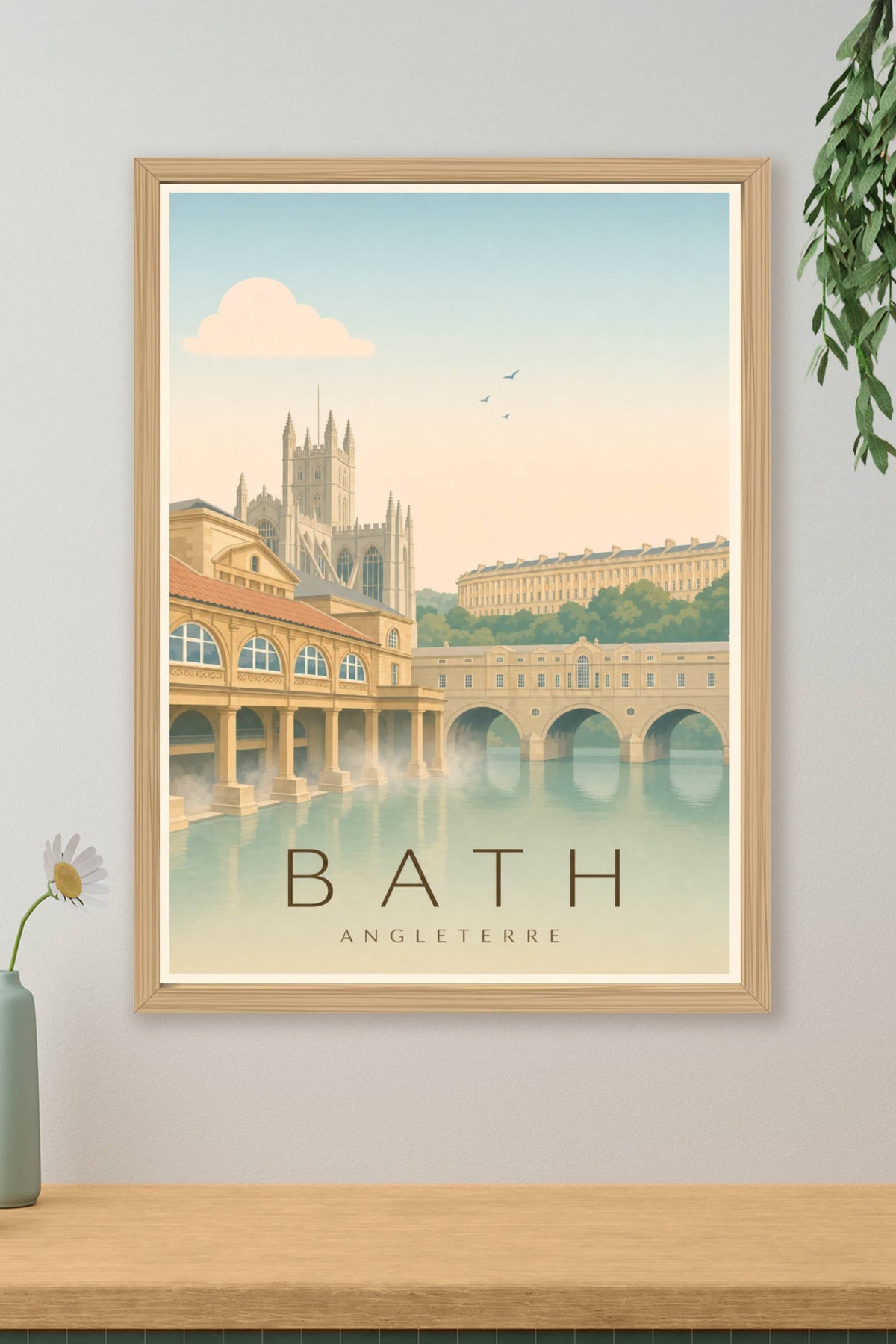 Affiche de Bath - Poster Calme