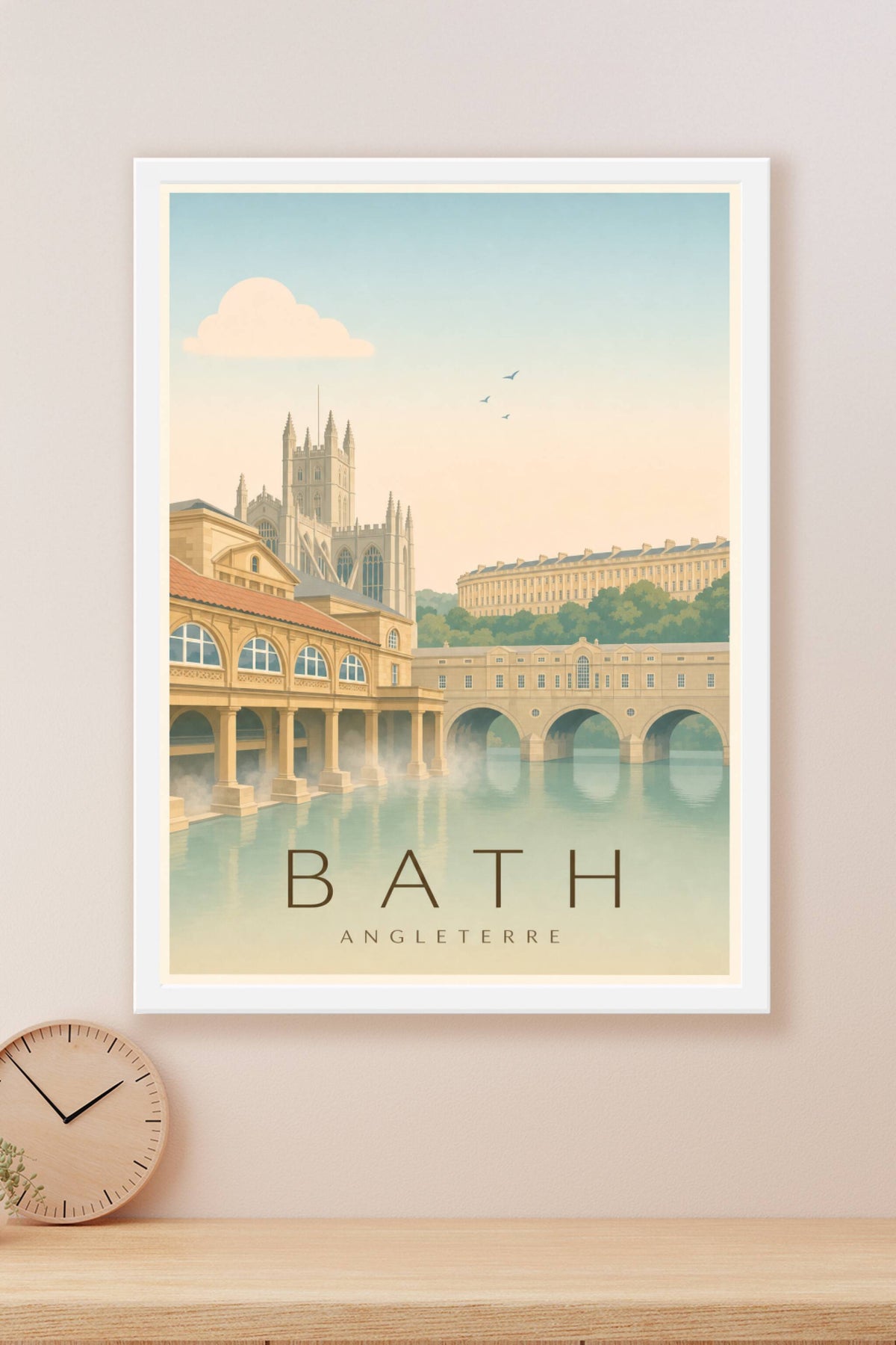 Affiche de Bath - Poster Calme