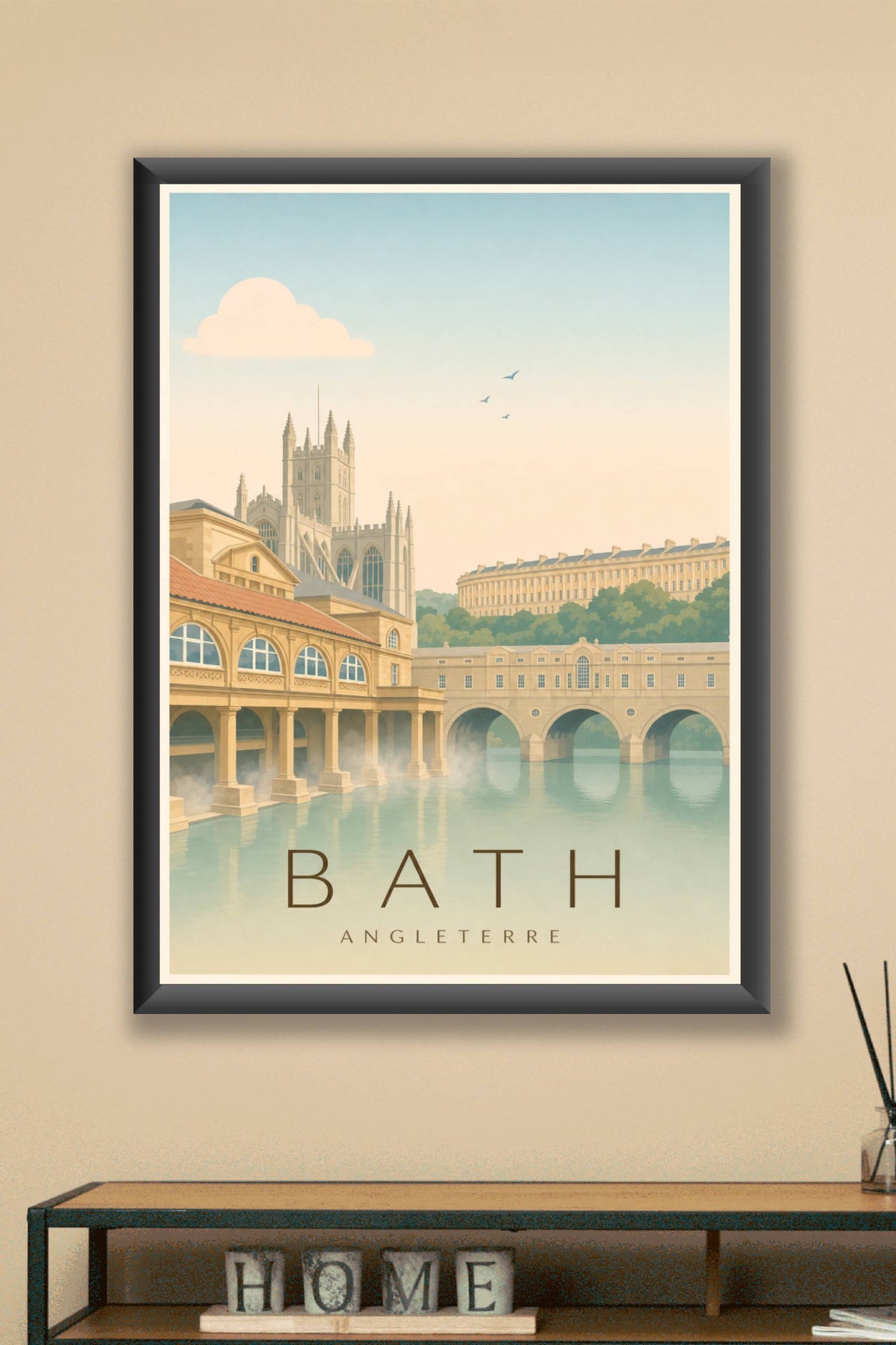 Affiche de Bath - Poster Calme