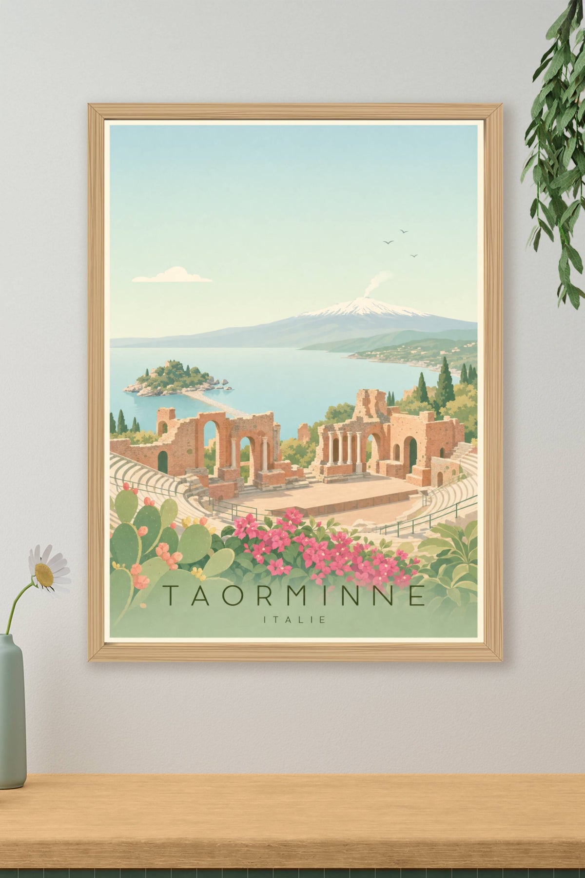 Affiche de Taormine - Poster Calme