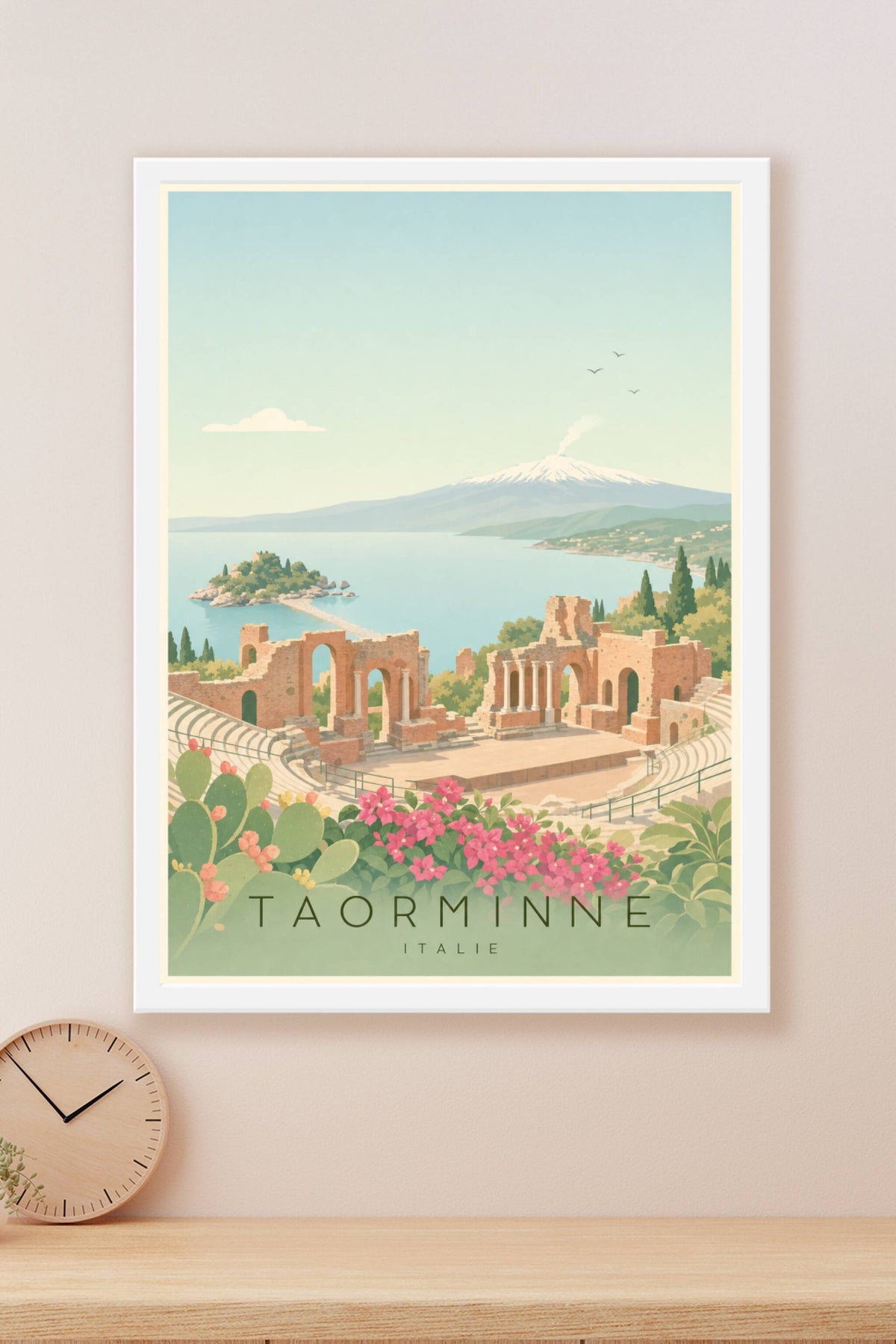 Affiche de Taormine - Poster Calme