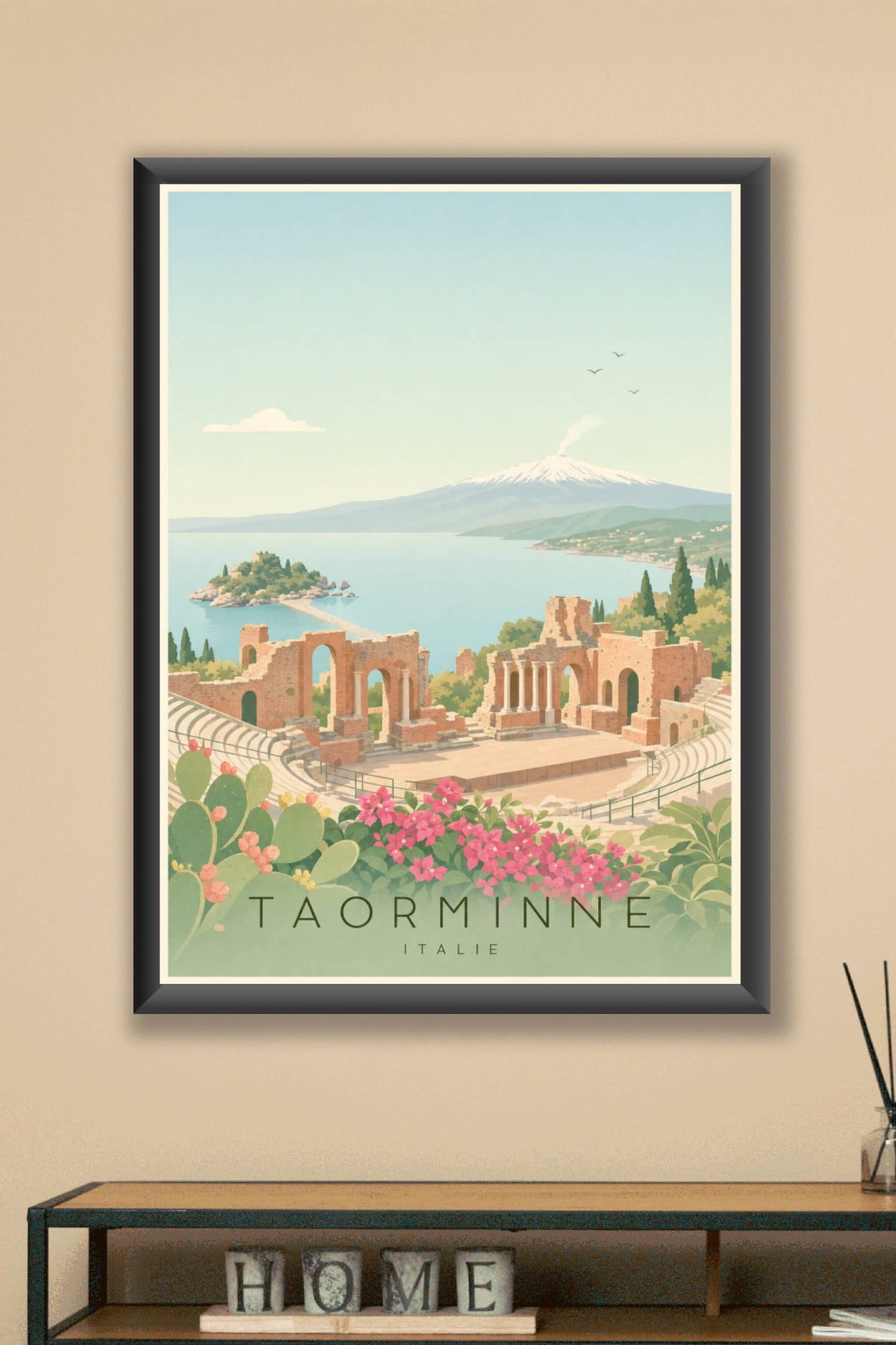 Affiche de Taormine - Poster Calme
