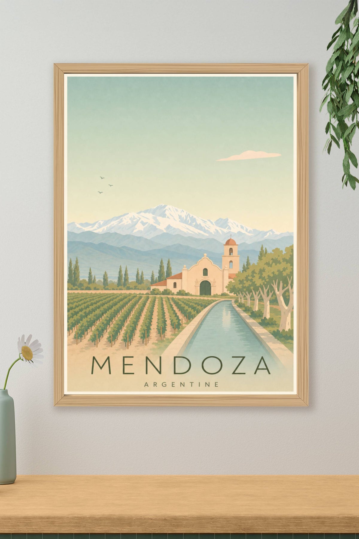 Affiche de Mendoza - Poster Calme
