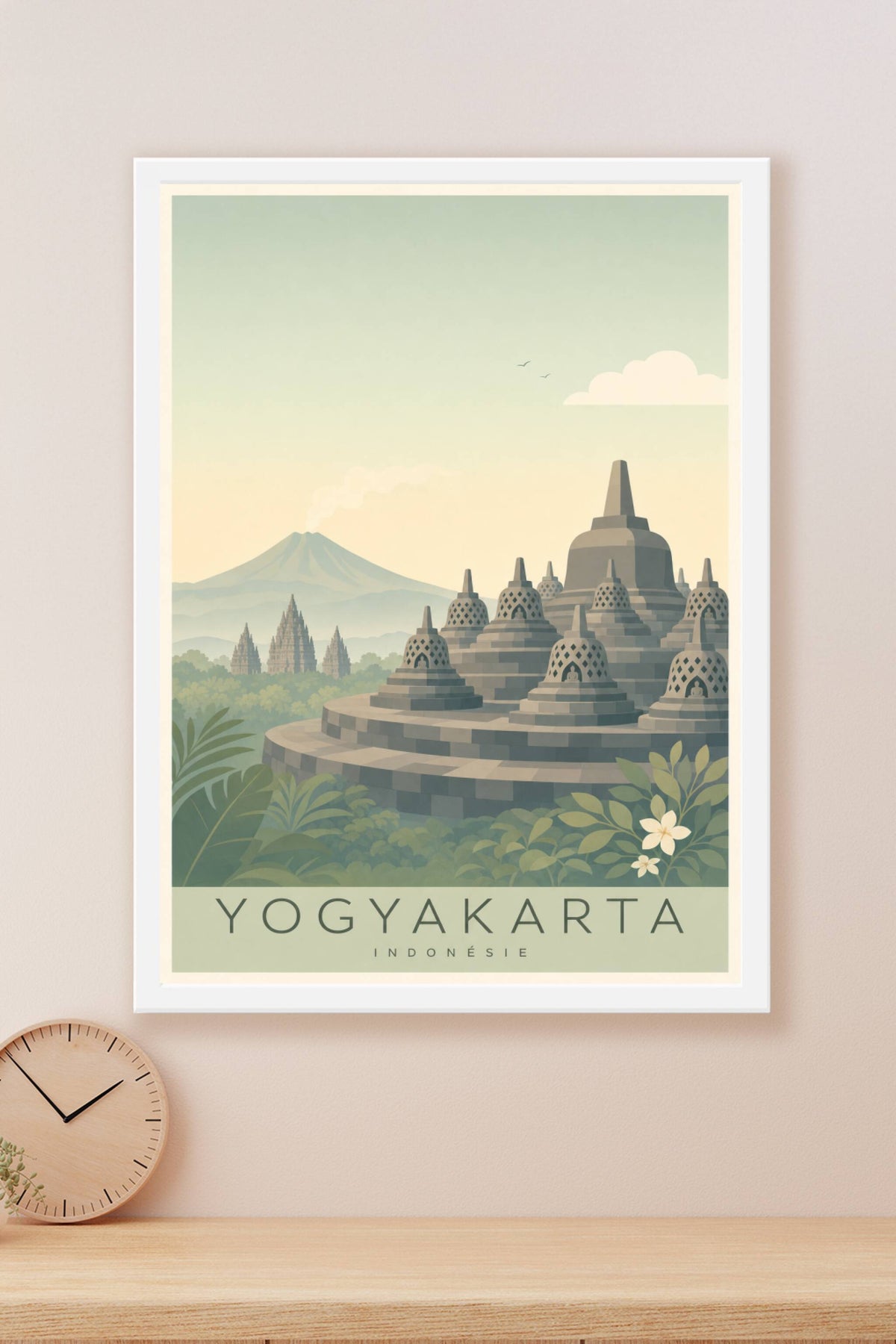 Affiche de Yogyakarta - Poster Calme