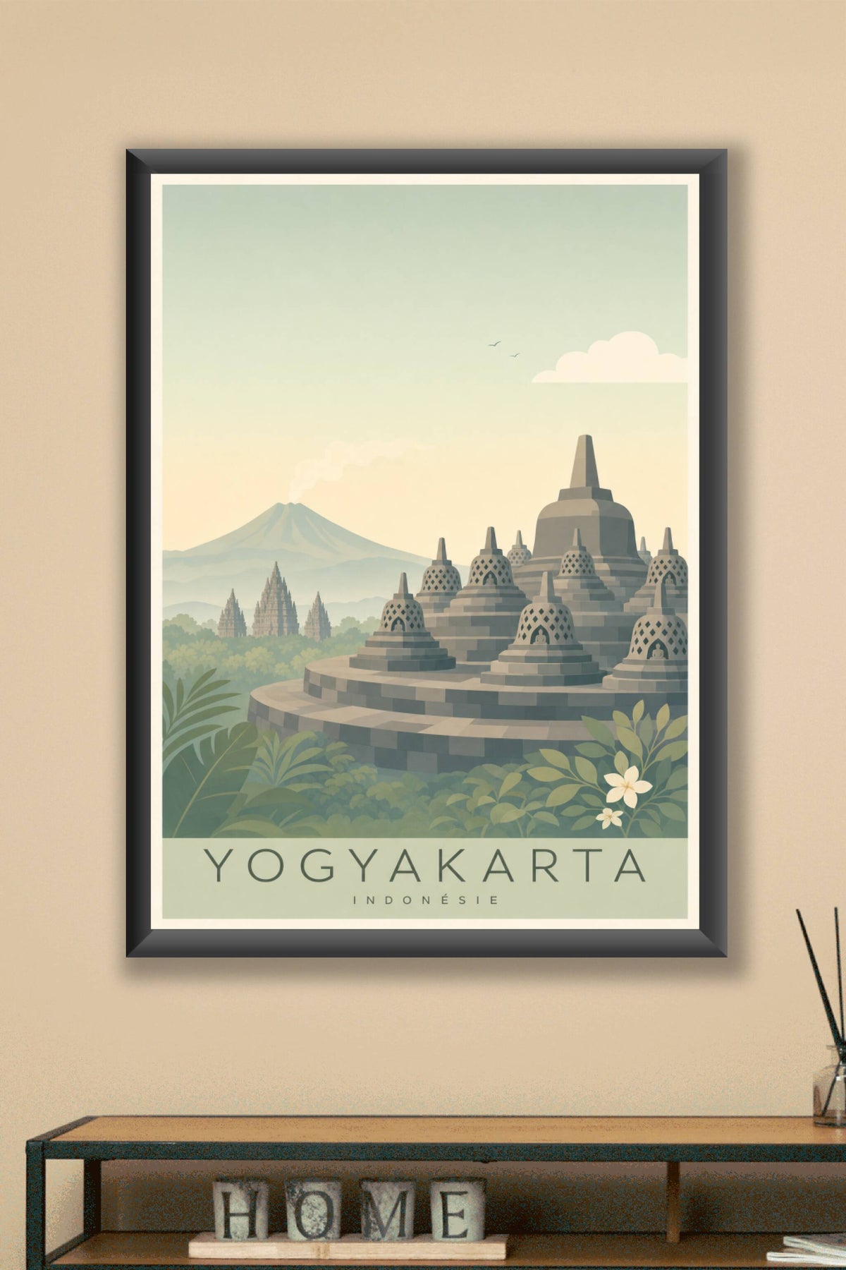 Affiche de Yogyakarta - Poster Calme