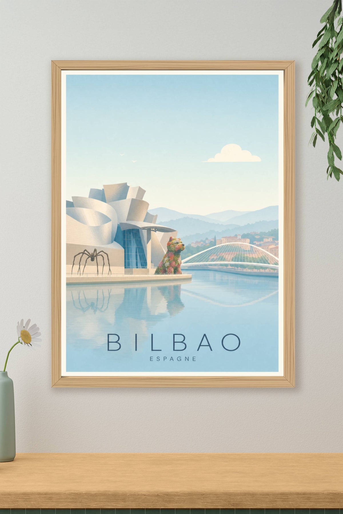 Affiche de Bilbao - Poster Calme