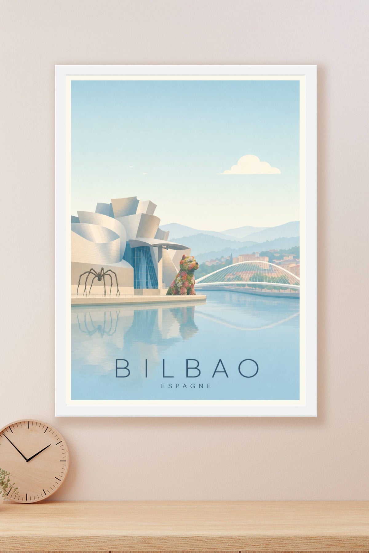 Affiche de Bilbao - Poster Calme