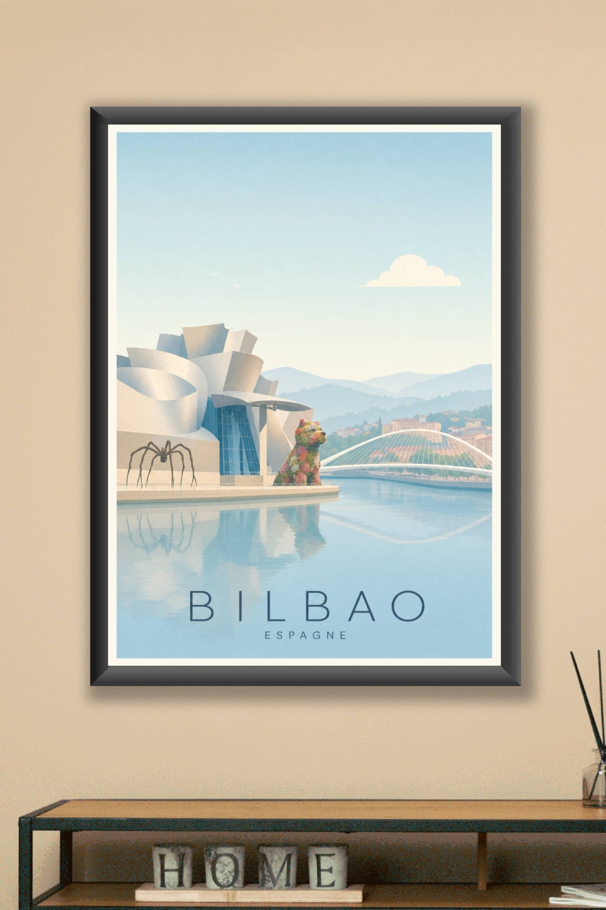 Affiche de Bilbao - Poster Calme