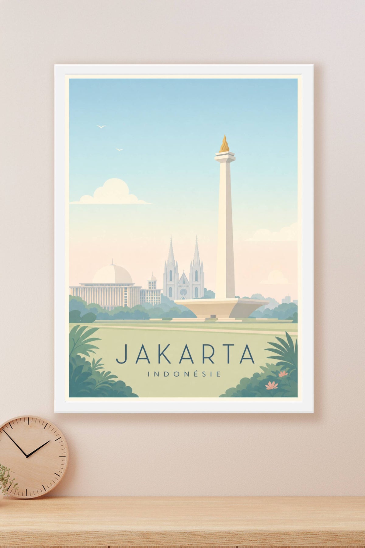 Affiche de Jakarta - Poster Calme
