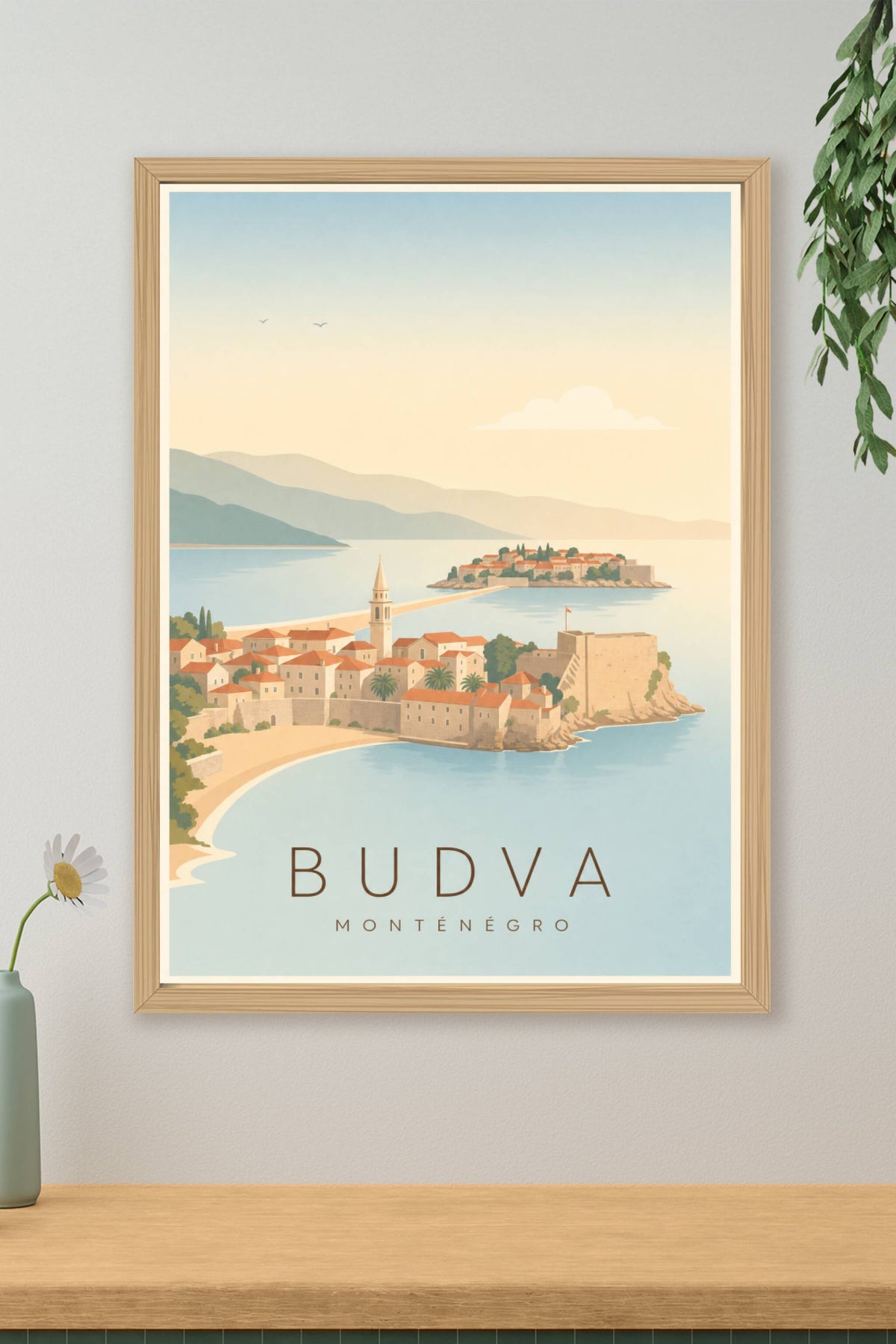 Affiche de Budva - Poster Calme