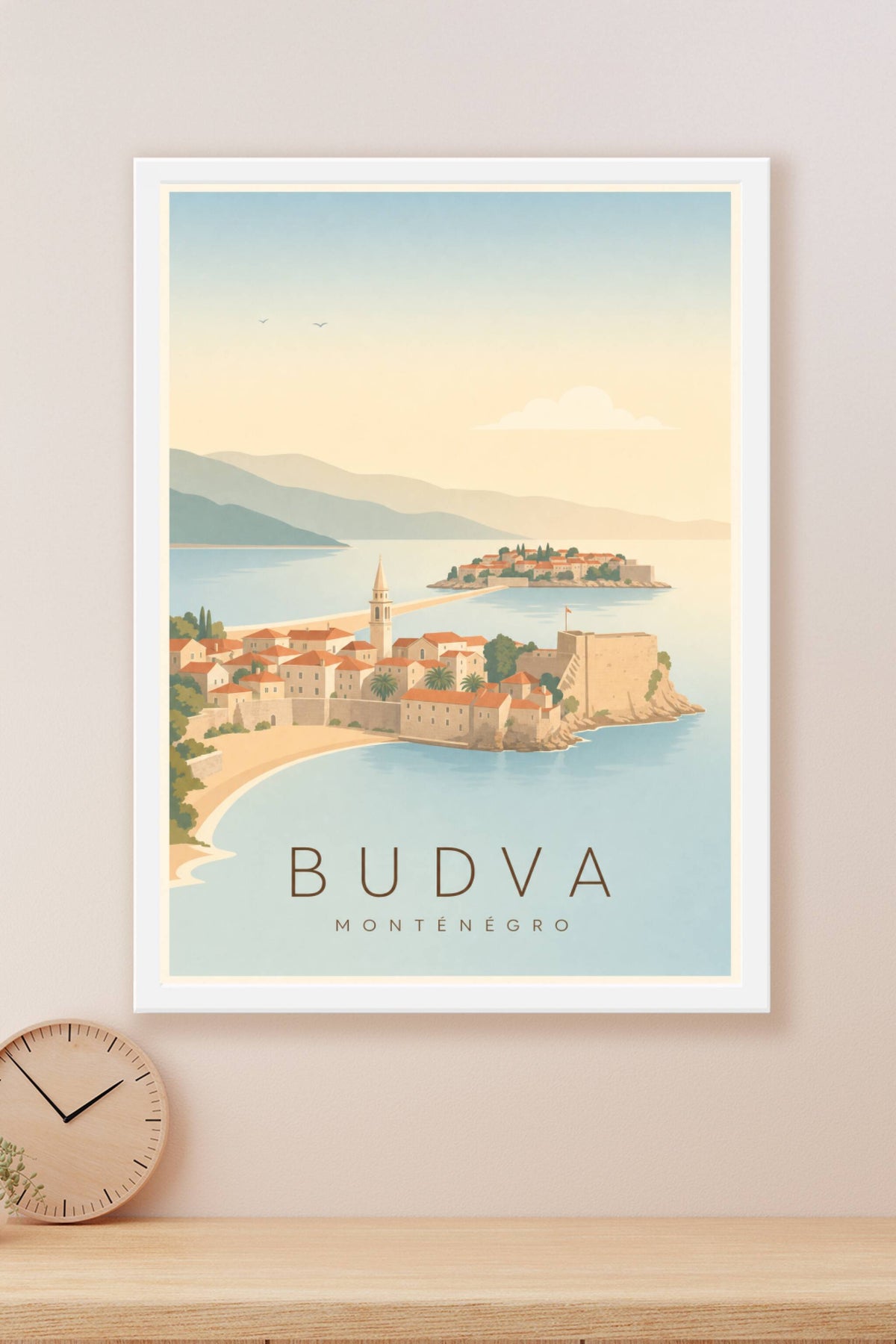 Affiche de Budva - Poster Calme