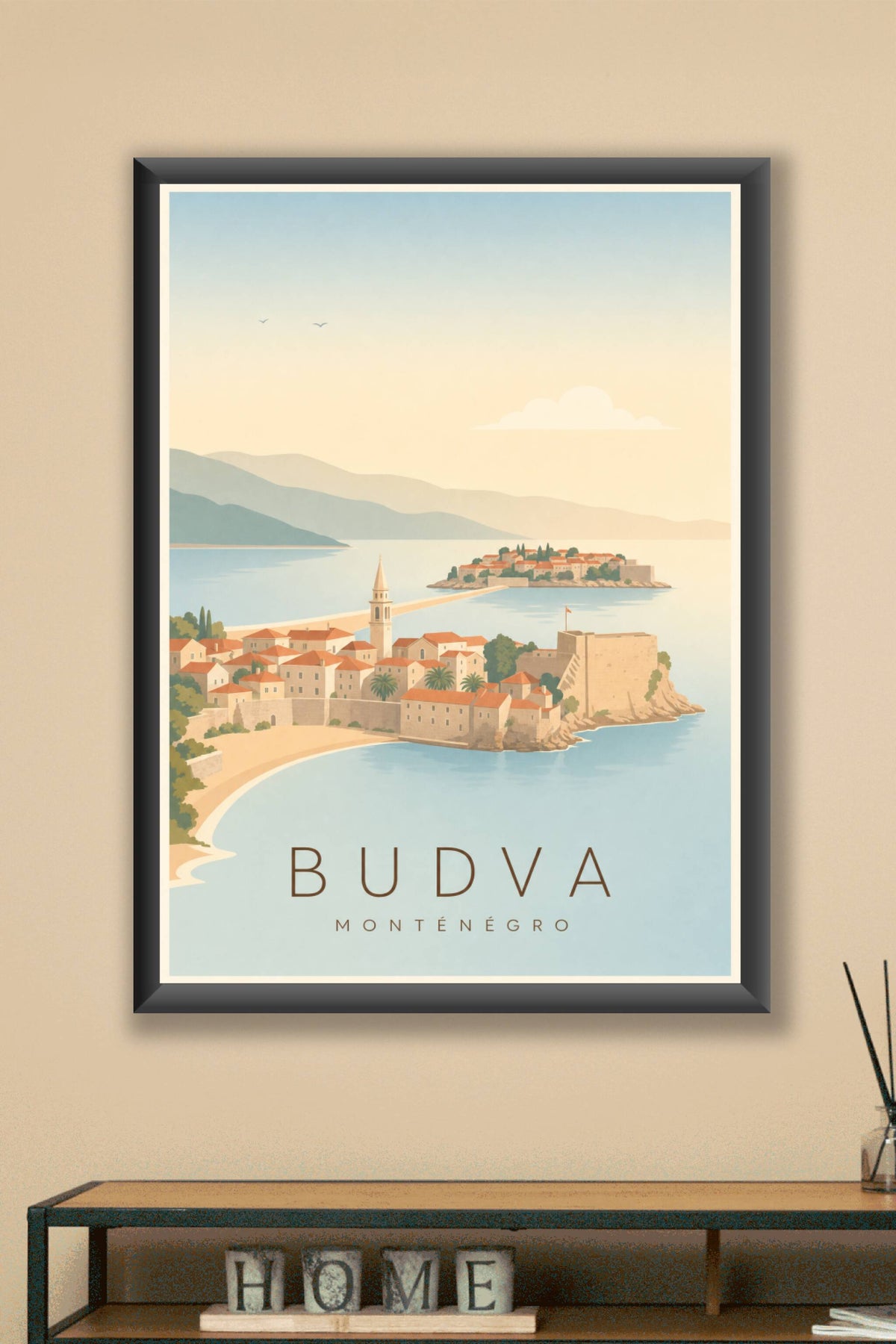 Affiche de Budva - Poster Calme