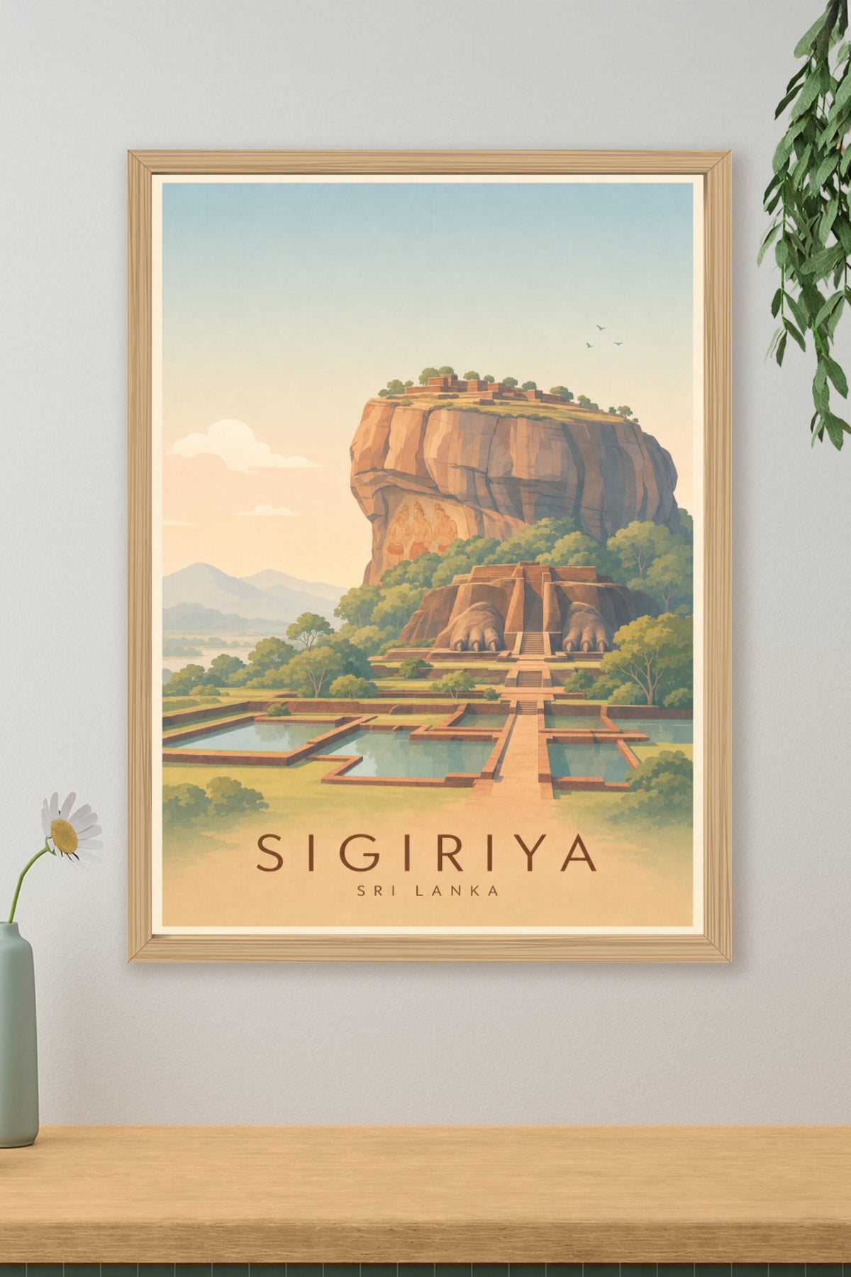 Affiche de Sigiriya - Poster Calme