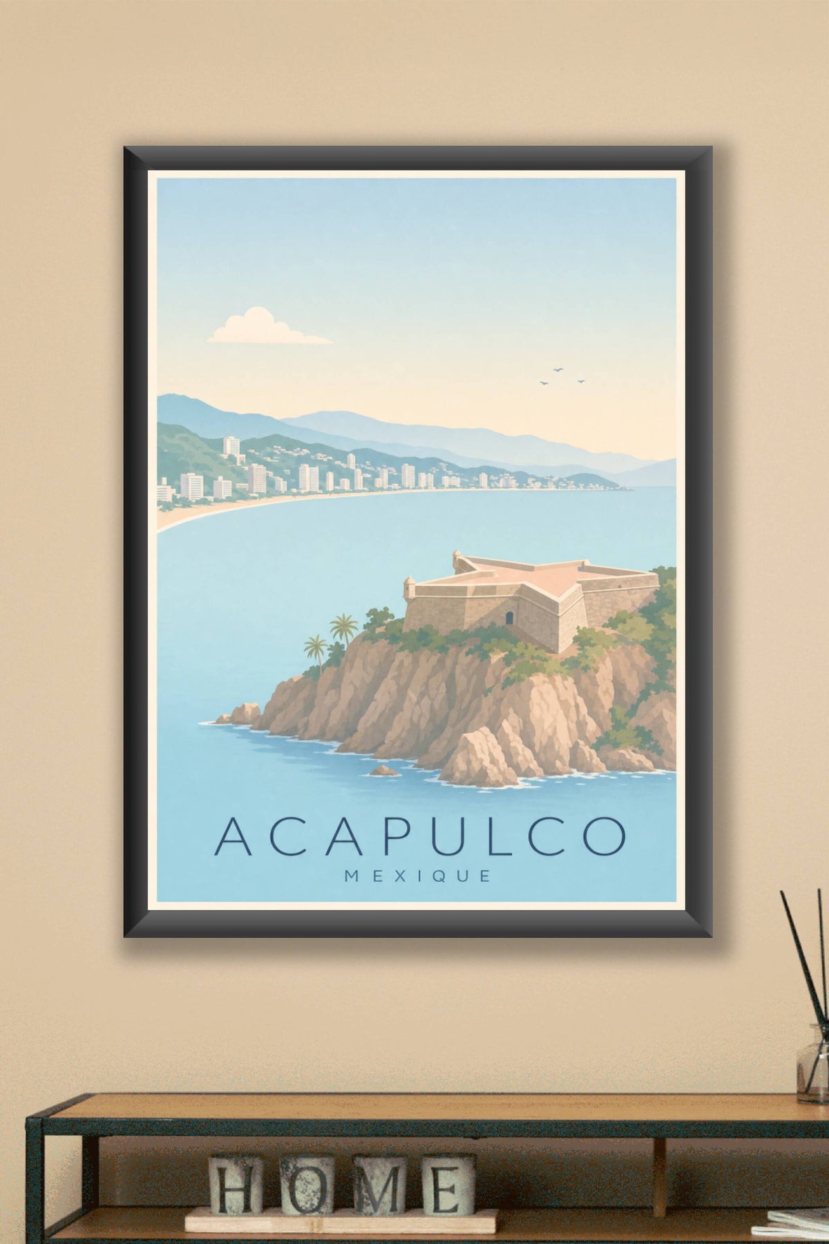 Affiche d'Acapulco - Poster Calme