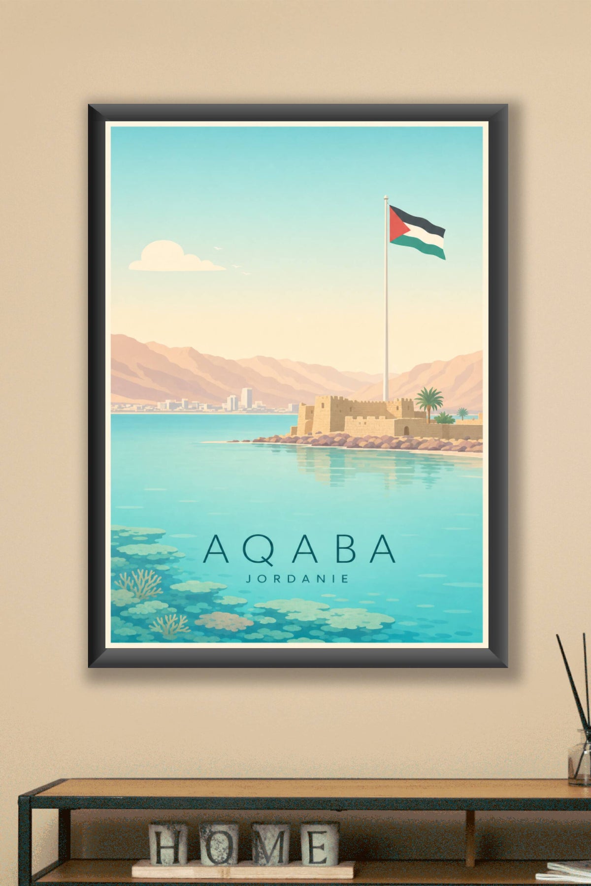 Affiche d'Aqaba - Poster Calme