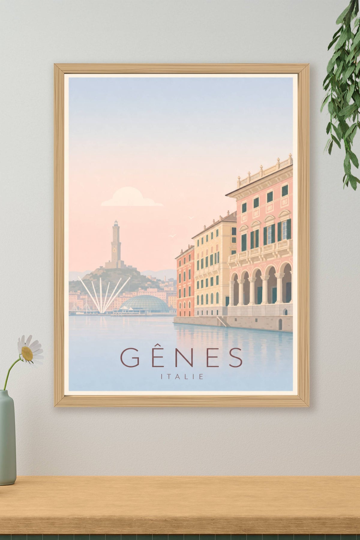 Affiche de Gênes - Poster Calme