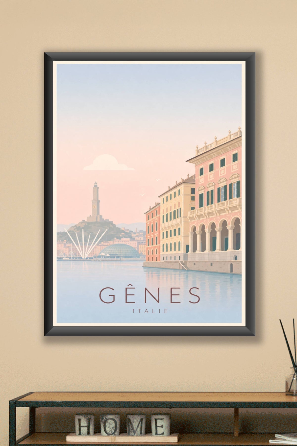 Affiche de Gênes - Poster Calme