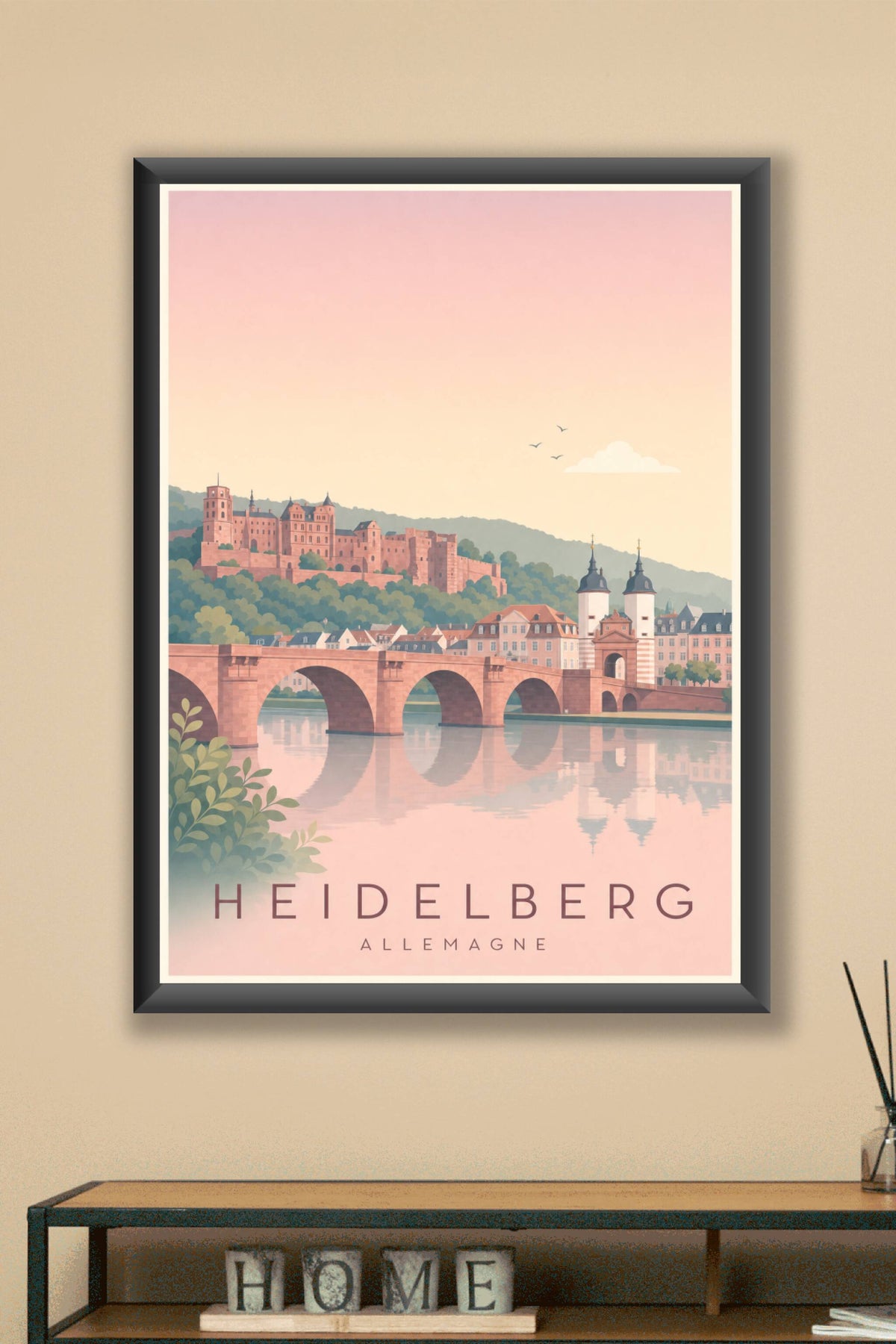 Affiche de Heidelberg - Poster Calme